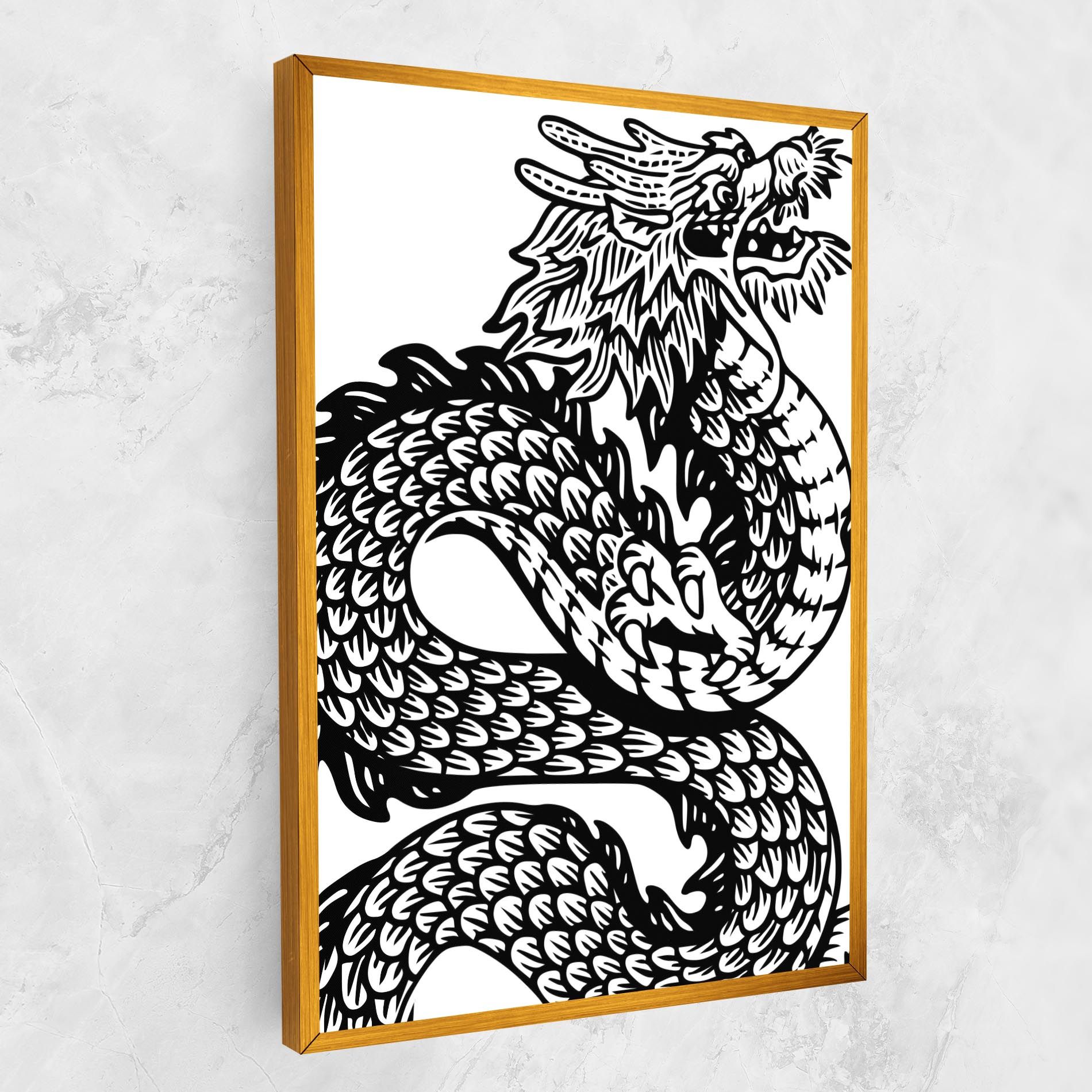 Dragon Black Line mockup 1