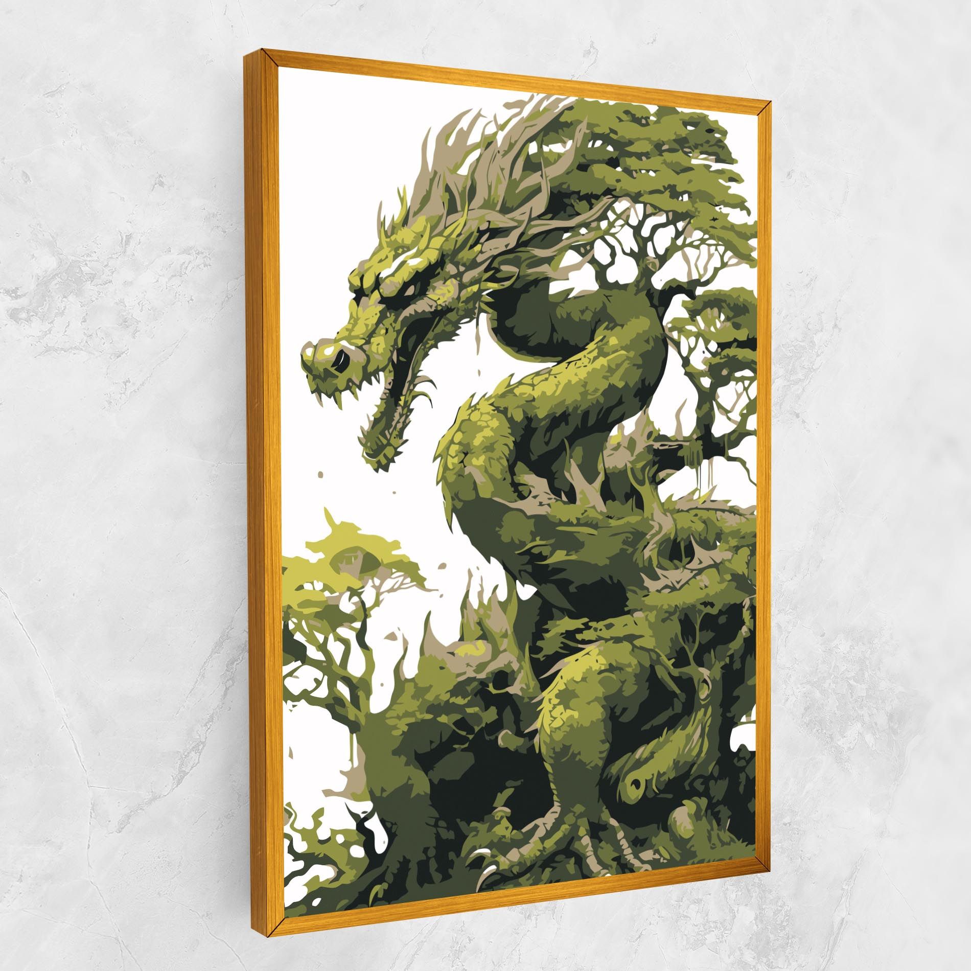 Green Nature Dragon mockup 1