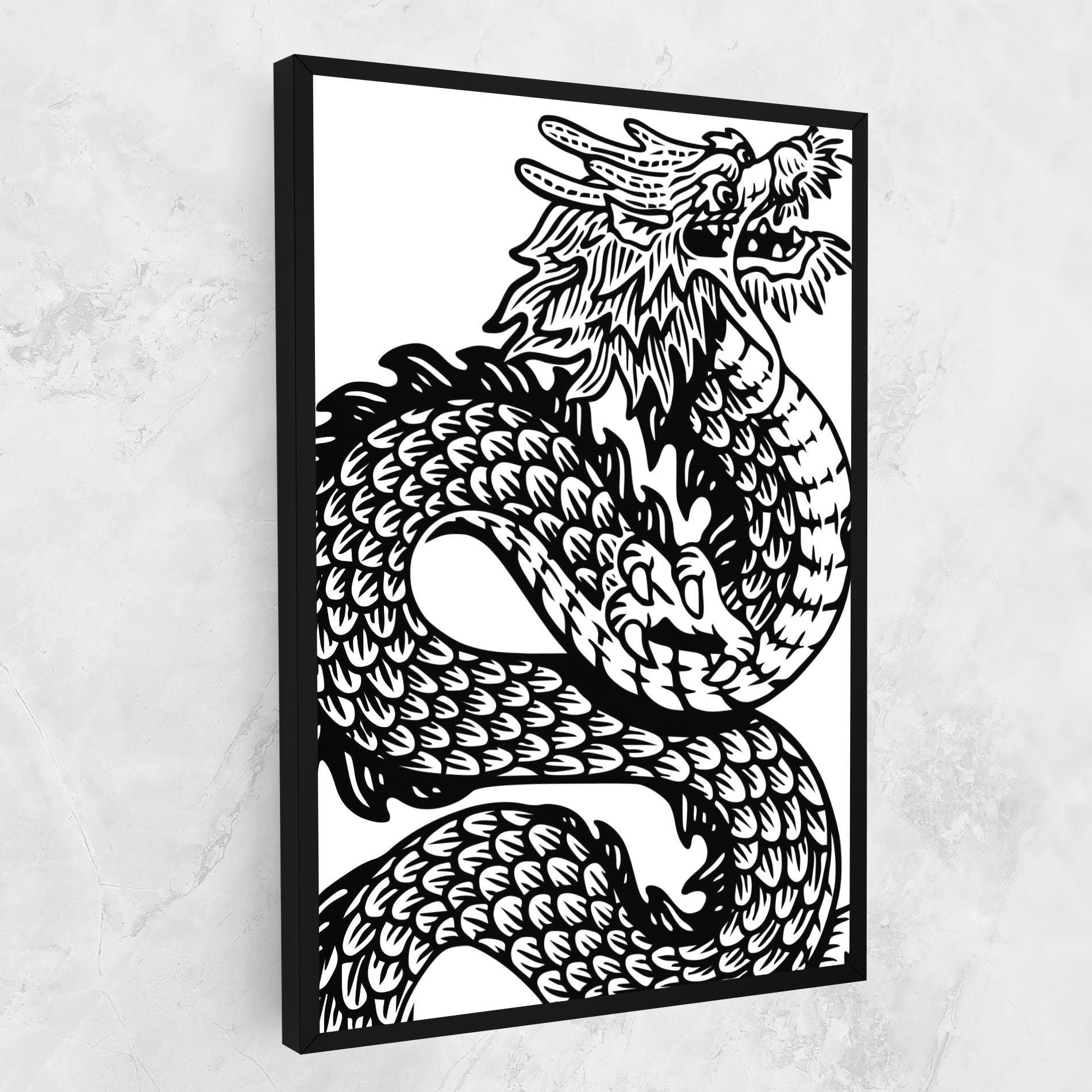 Dragon Black Line mockup 1