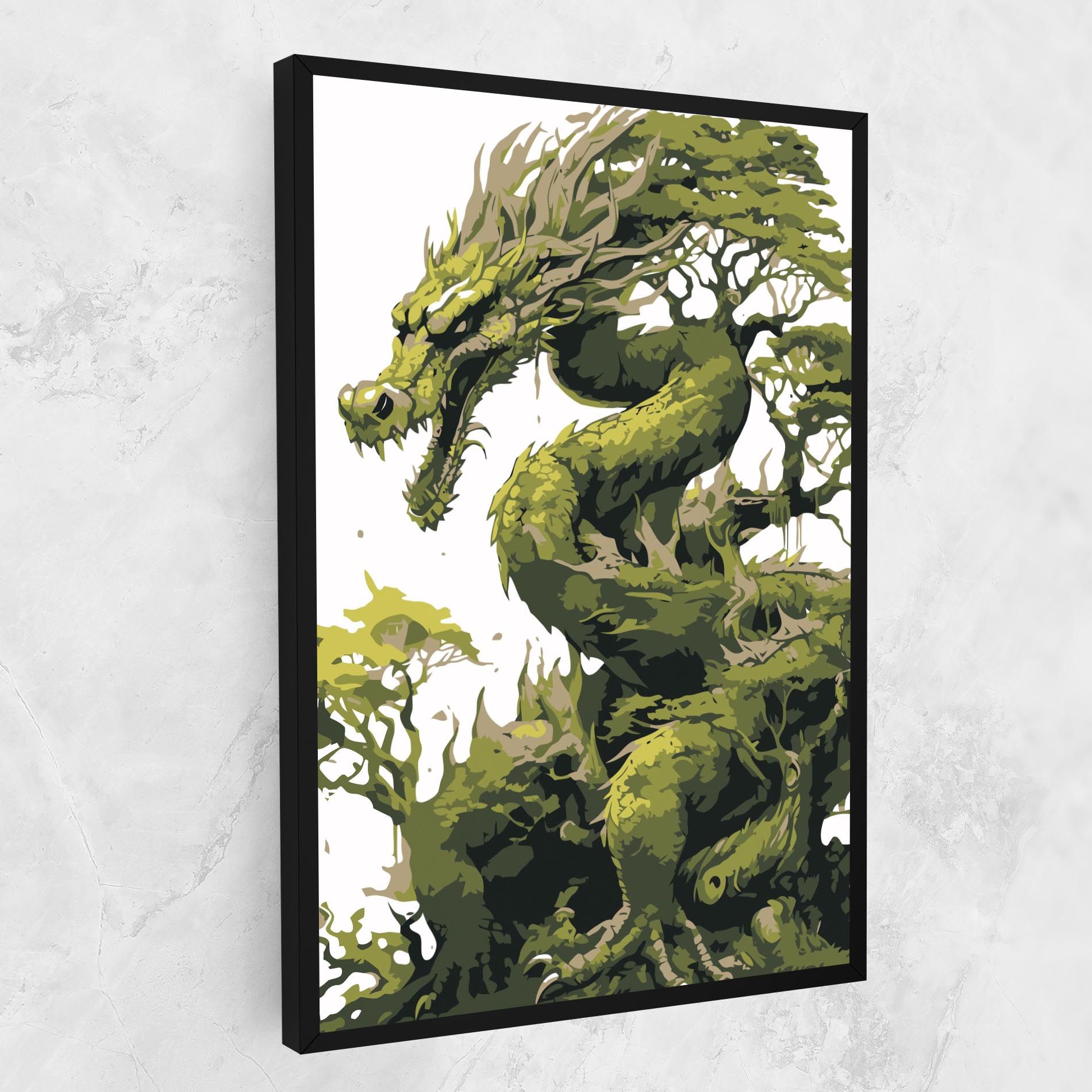 Green Nature Dragon mockup 1