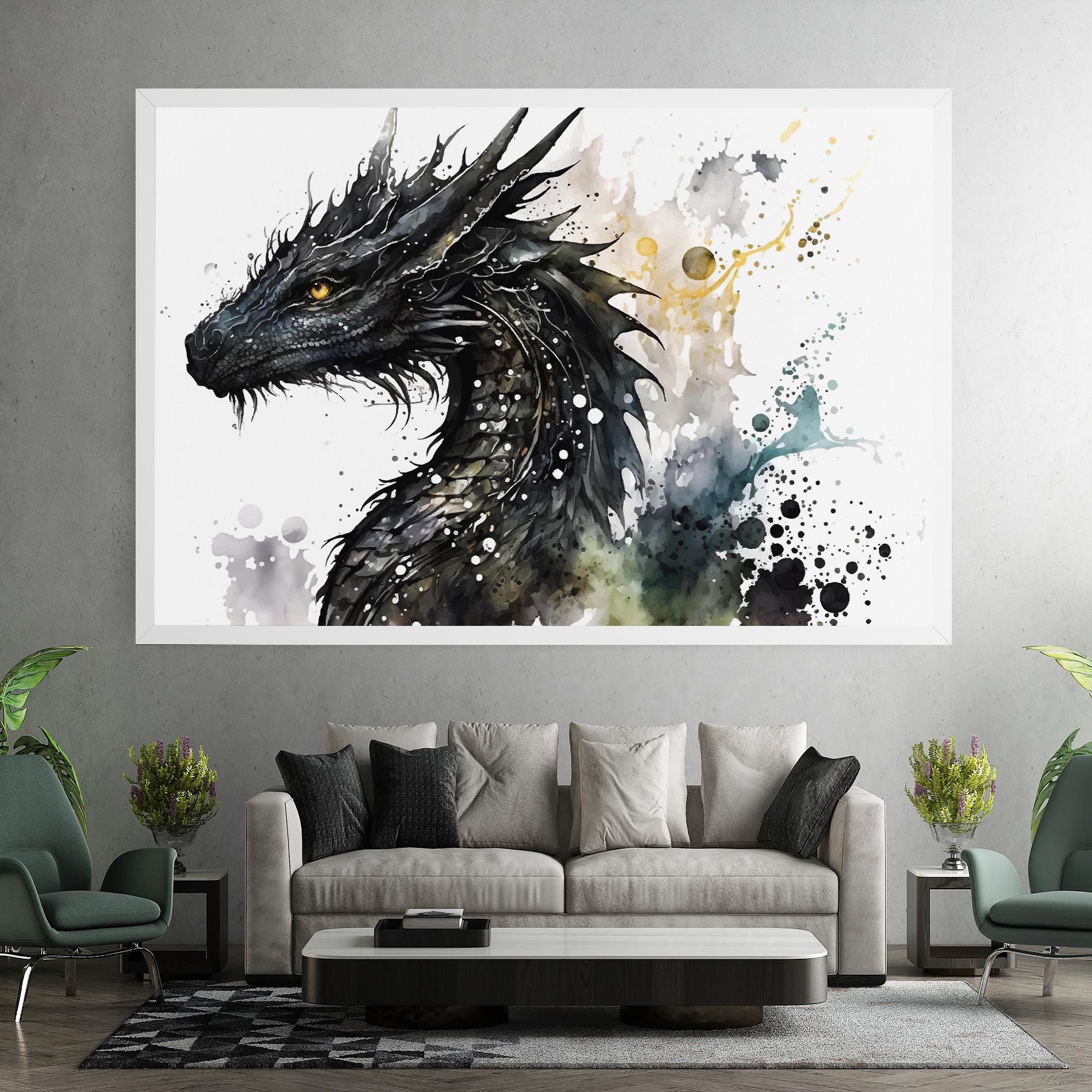 Black Dragon Art mockup 7
