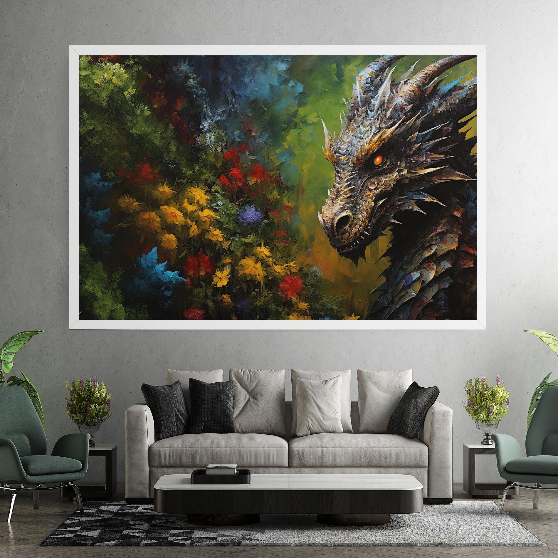 Dragon In Nature mockup 7