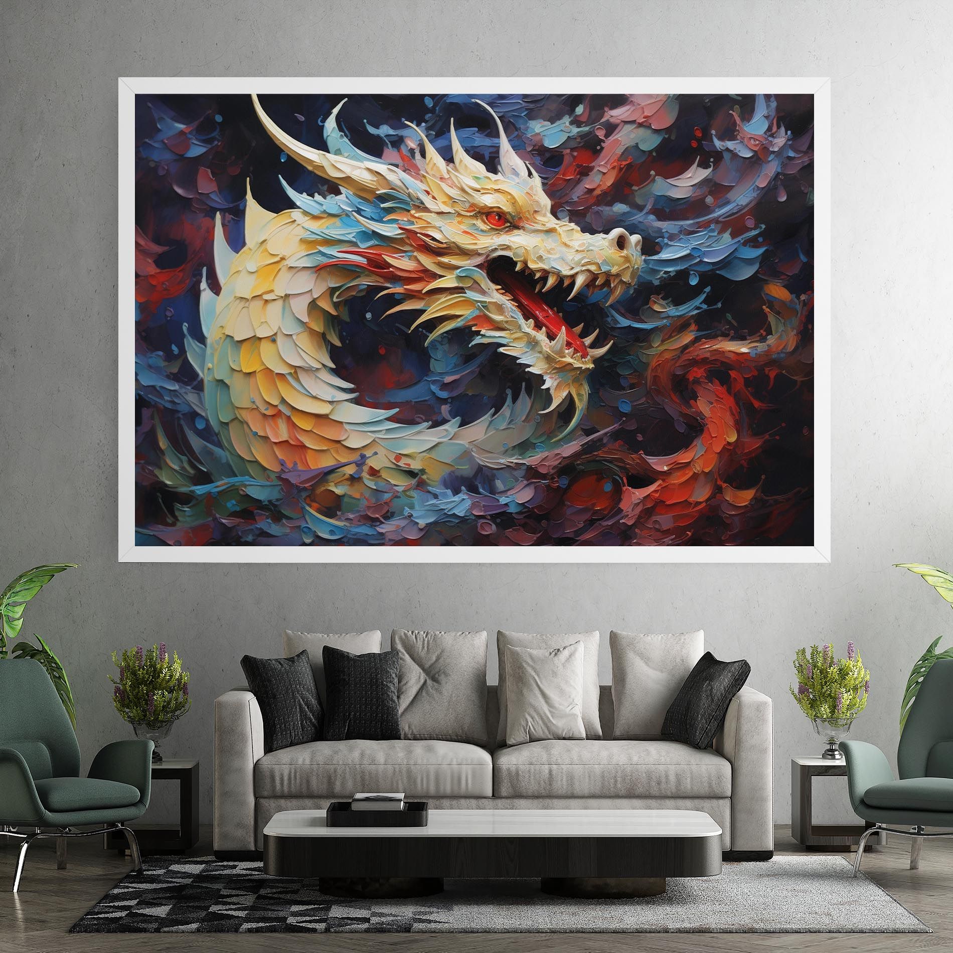 Fantasy Dragon Art mockup 7