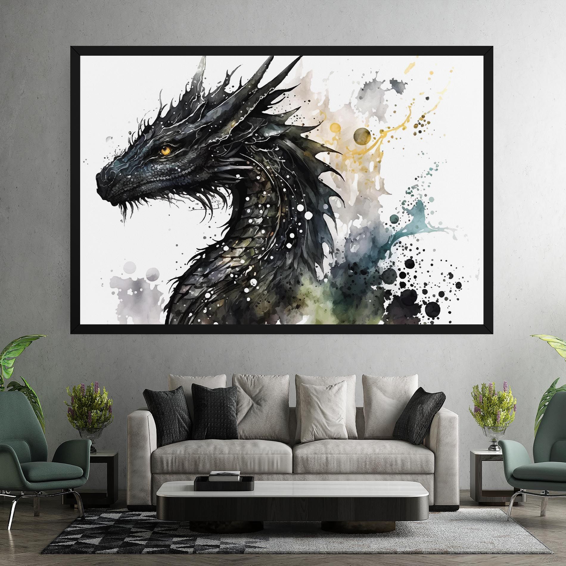 Black Dragon Art mockup 7