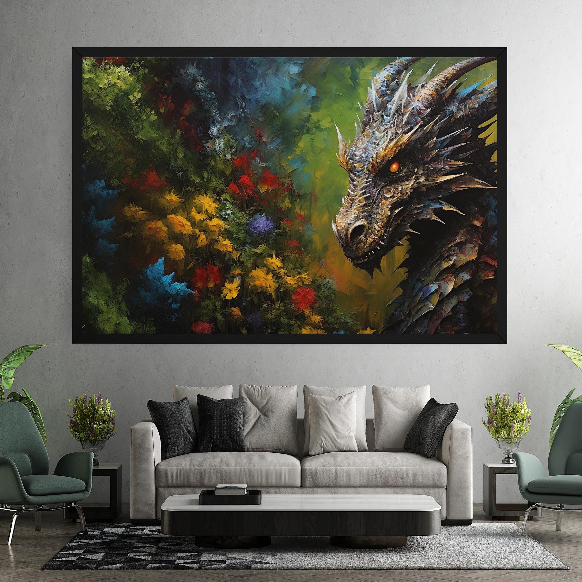 Dragon In Nature mockup 7