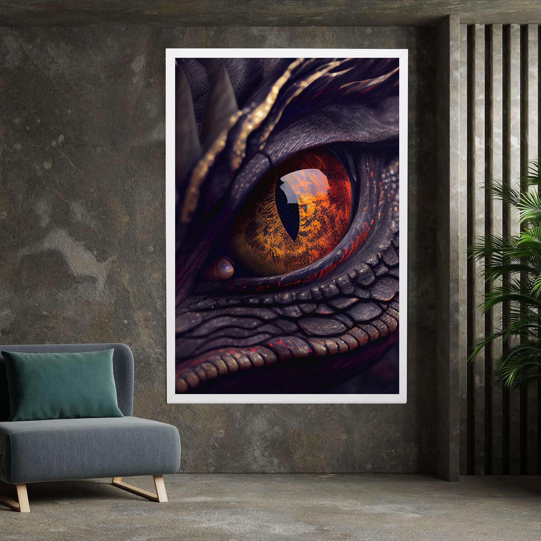 Close Up Red Eye Dragon mockup 7