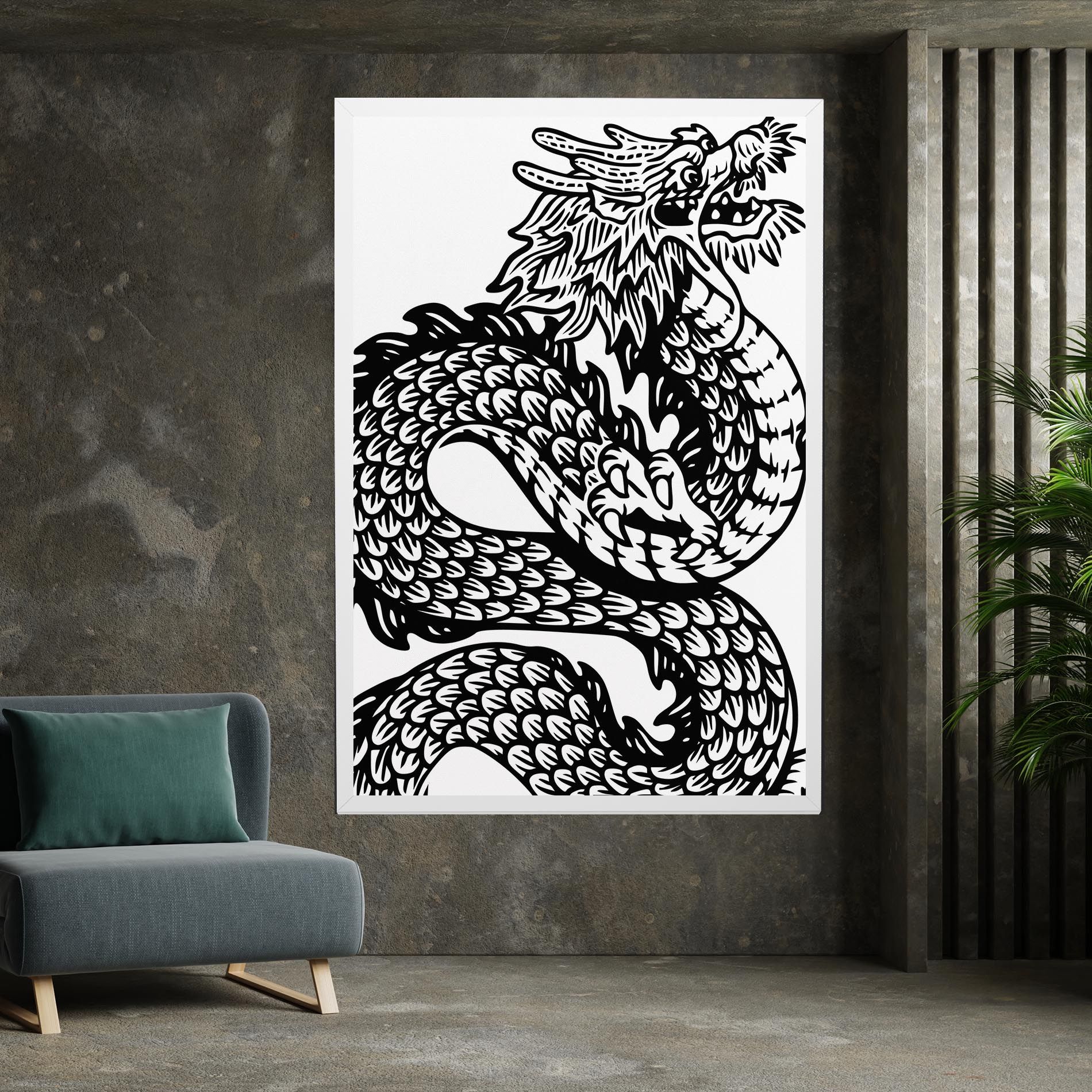 Dragon Black Line mockup 7