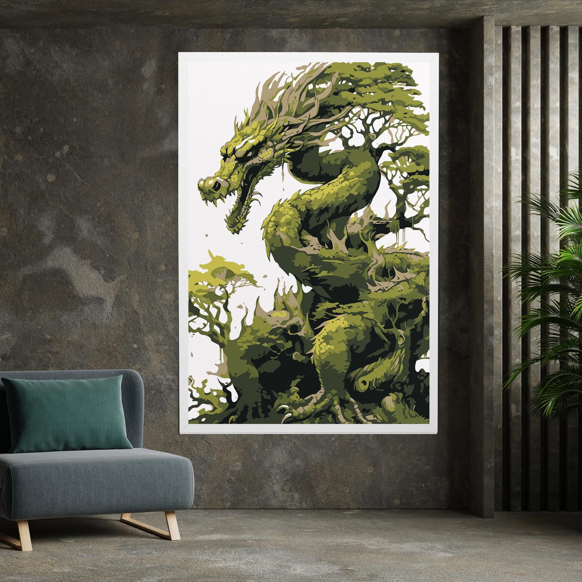 Green Nature Dragon mockup 7