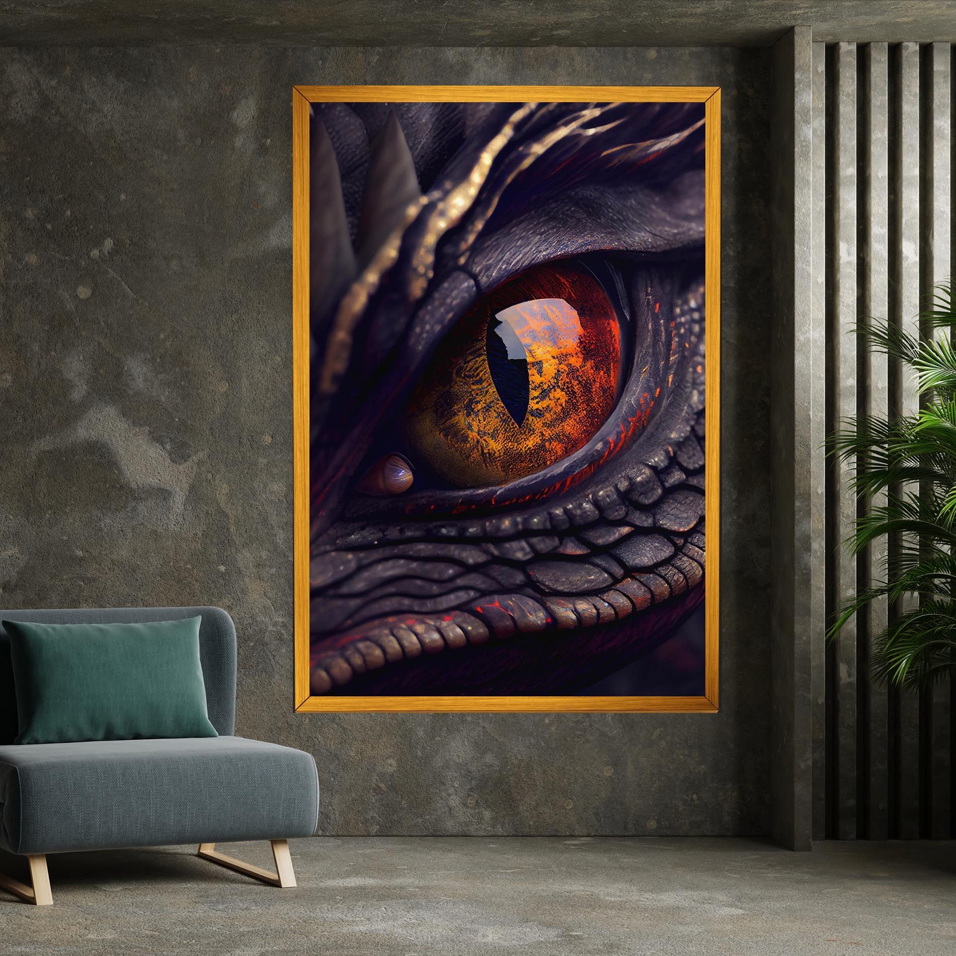 Close Up Red Eye Dragon mockup 7
