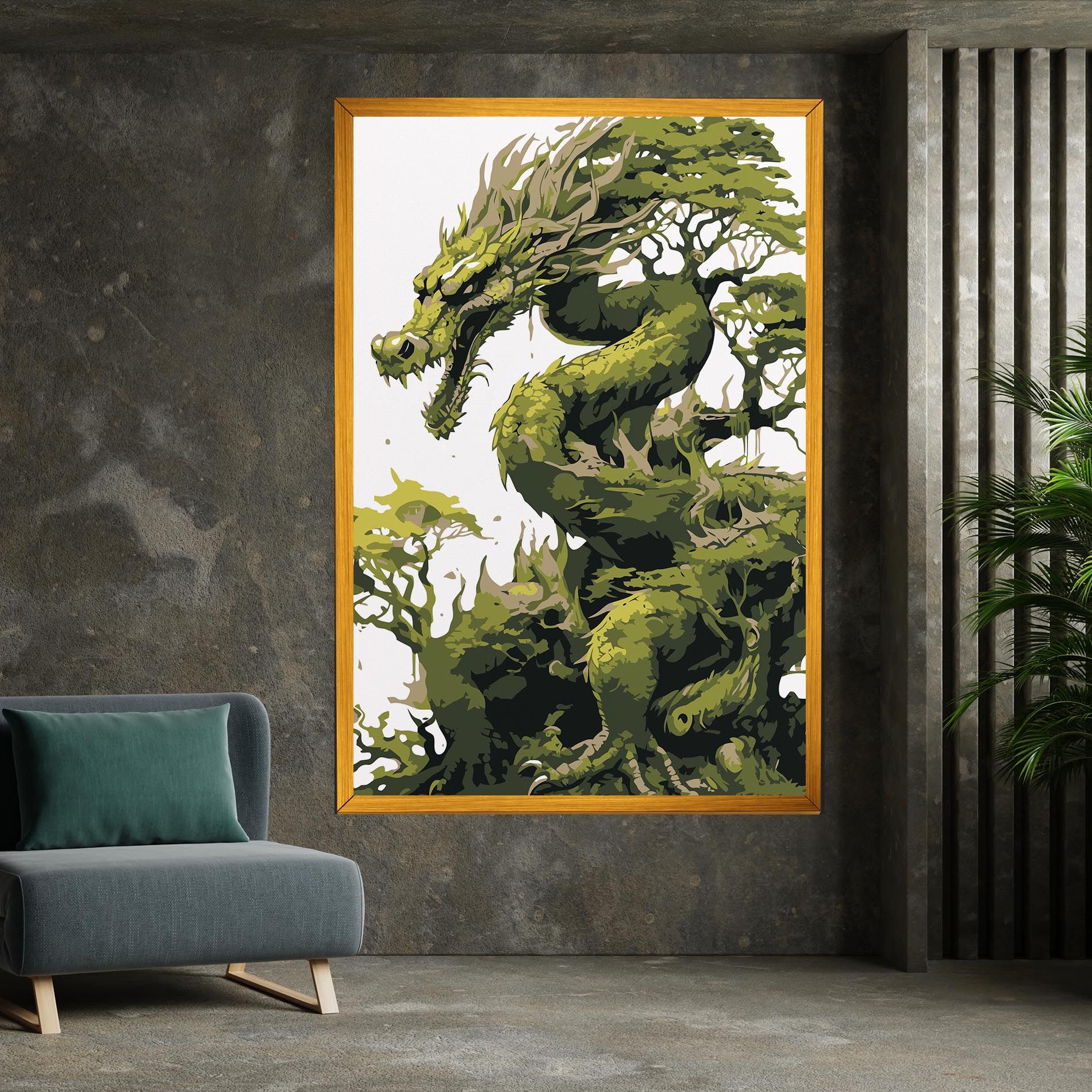 Green Nature Dragon mockup 7