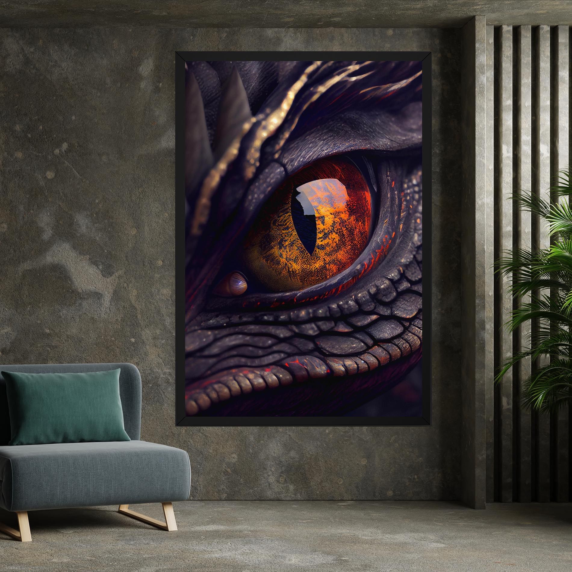 Close Up Red Eye Dragon mockup 7