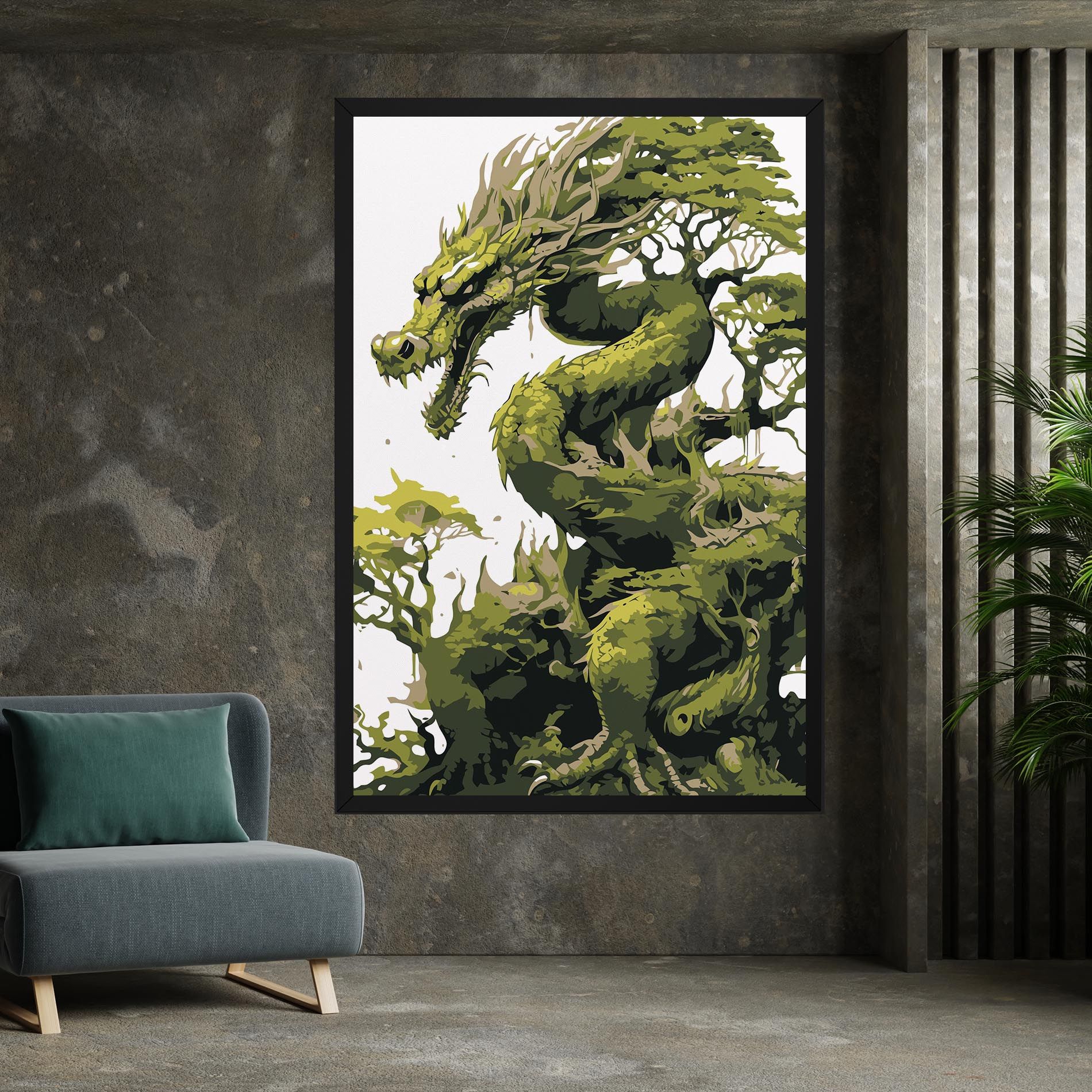 Green Nature Dragon mockup 7