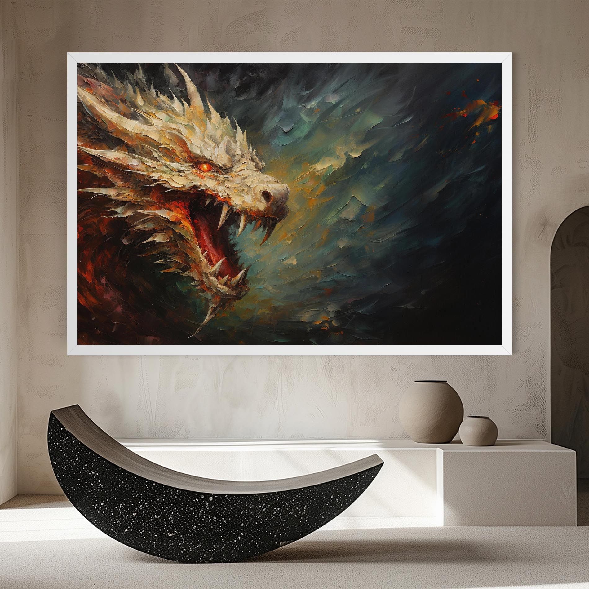 Angry Dragon Painting mockup 8