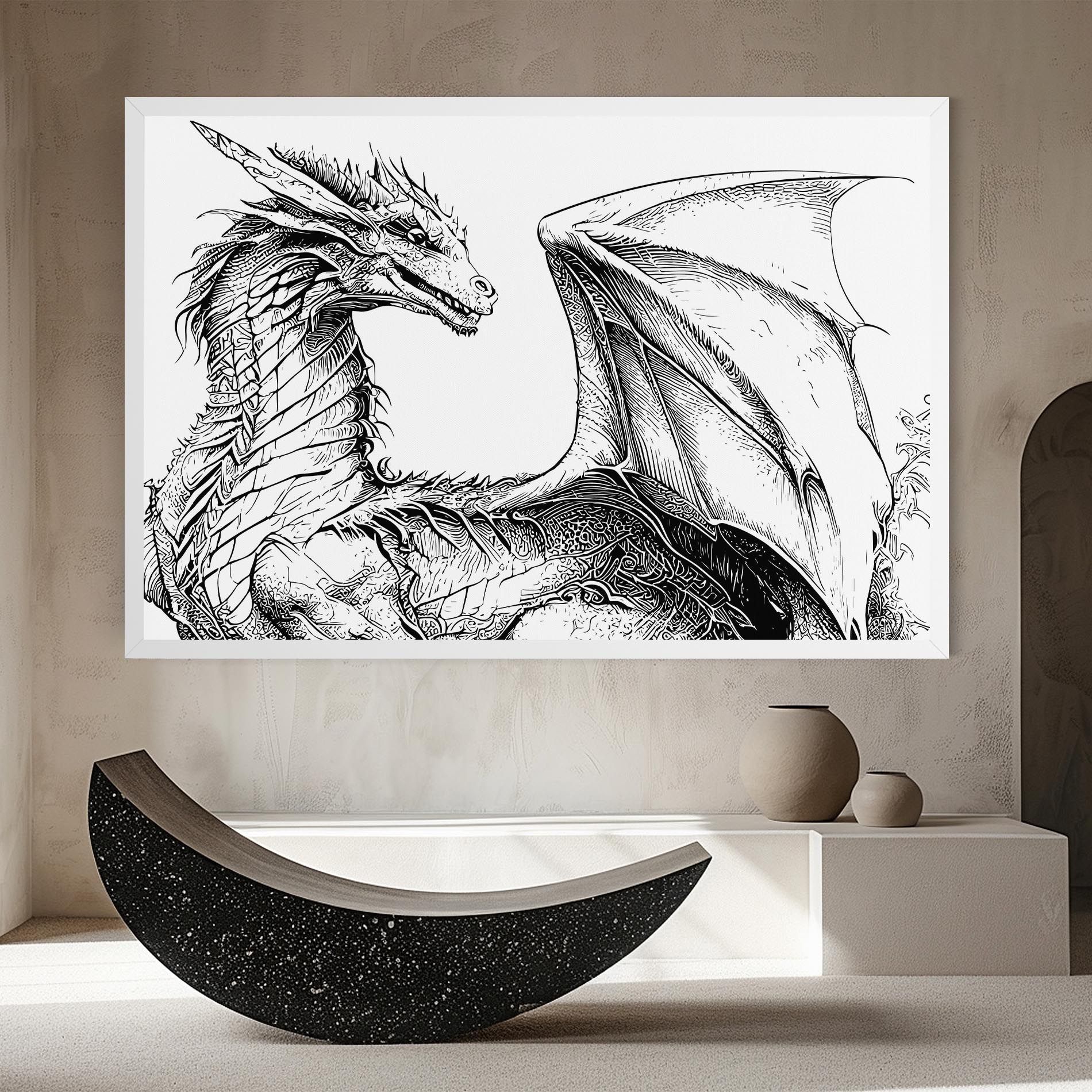 Dragon Sketch mockup 8