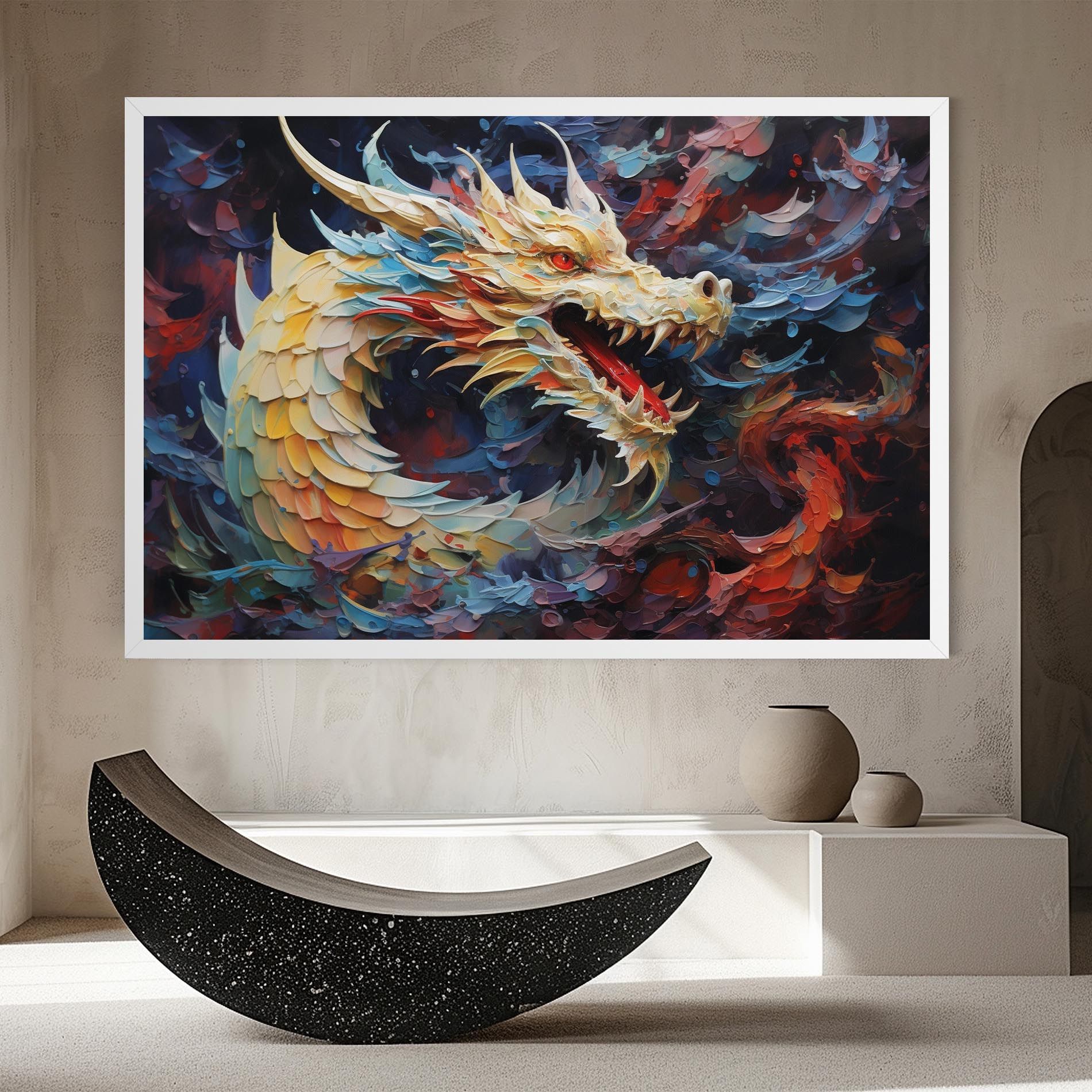 Fantasy Dragon Art mockup 8