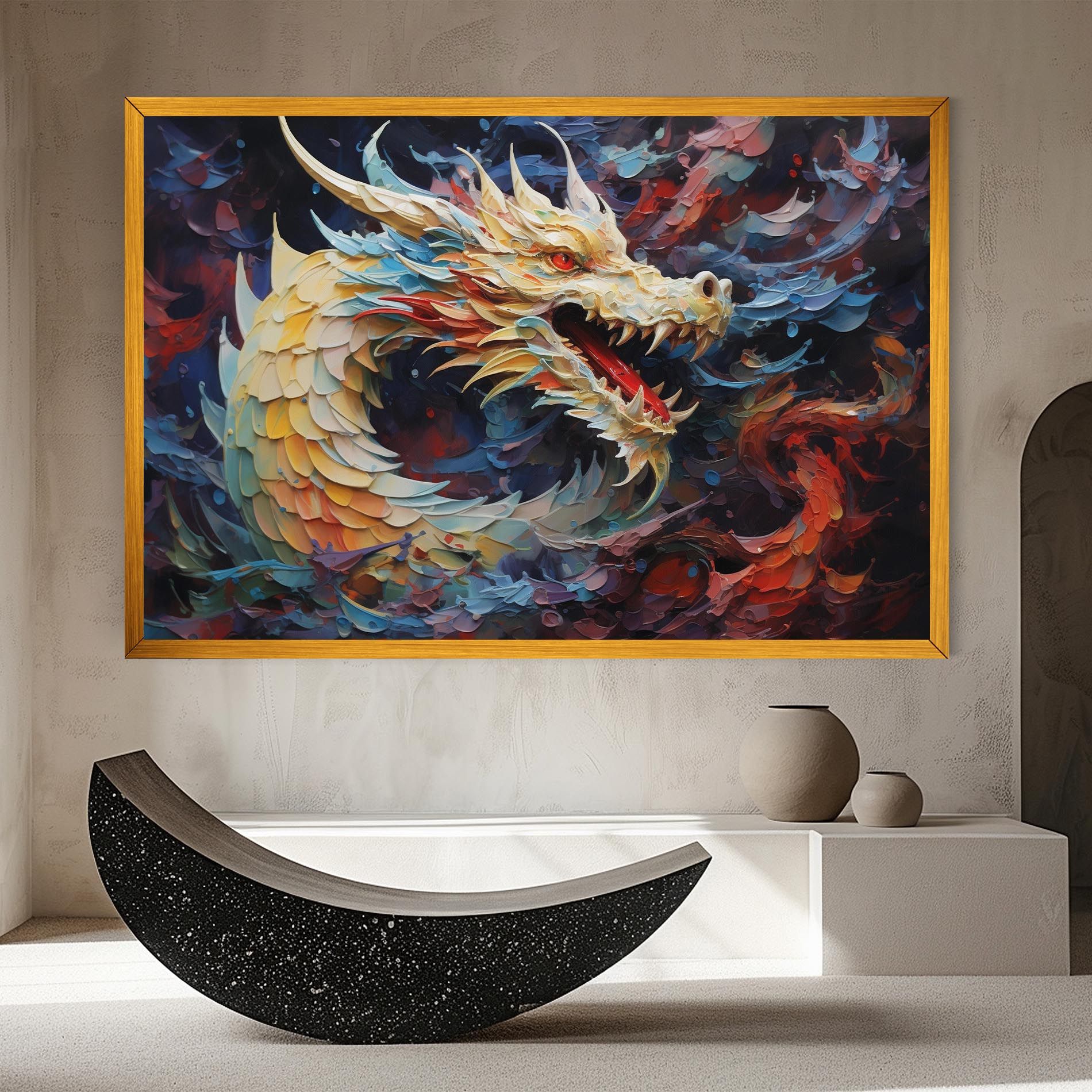 Fantasy Dragon Art mockup 8
