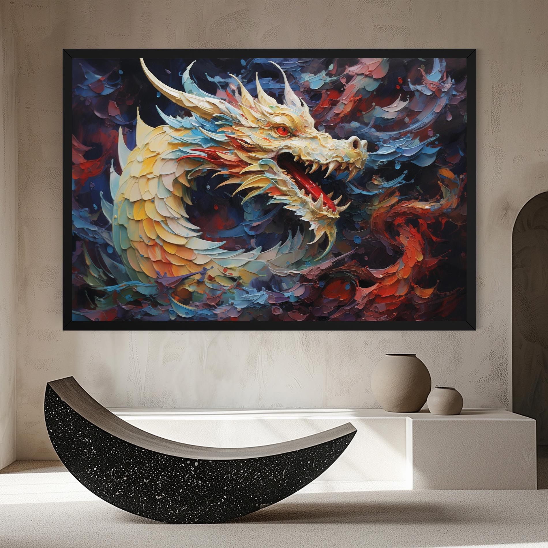 Fantasy Dragon Art mockup 8