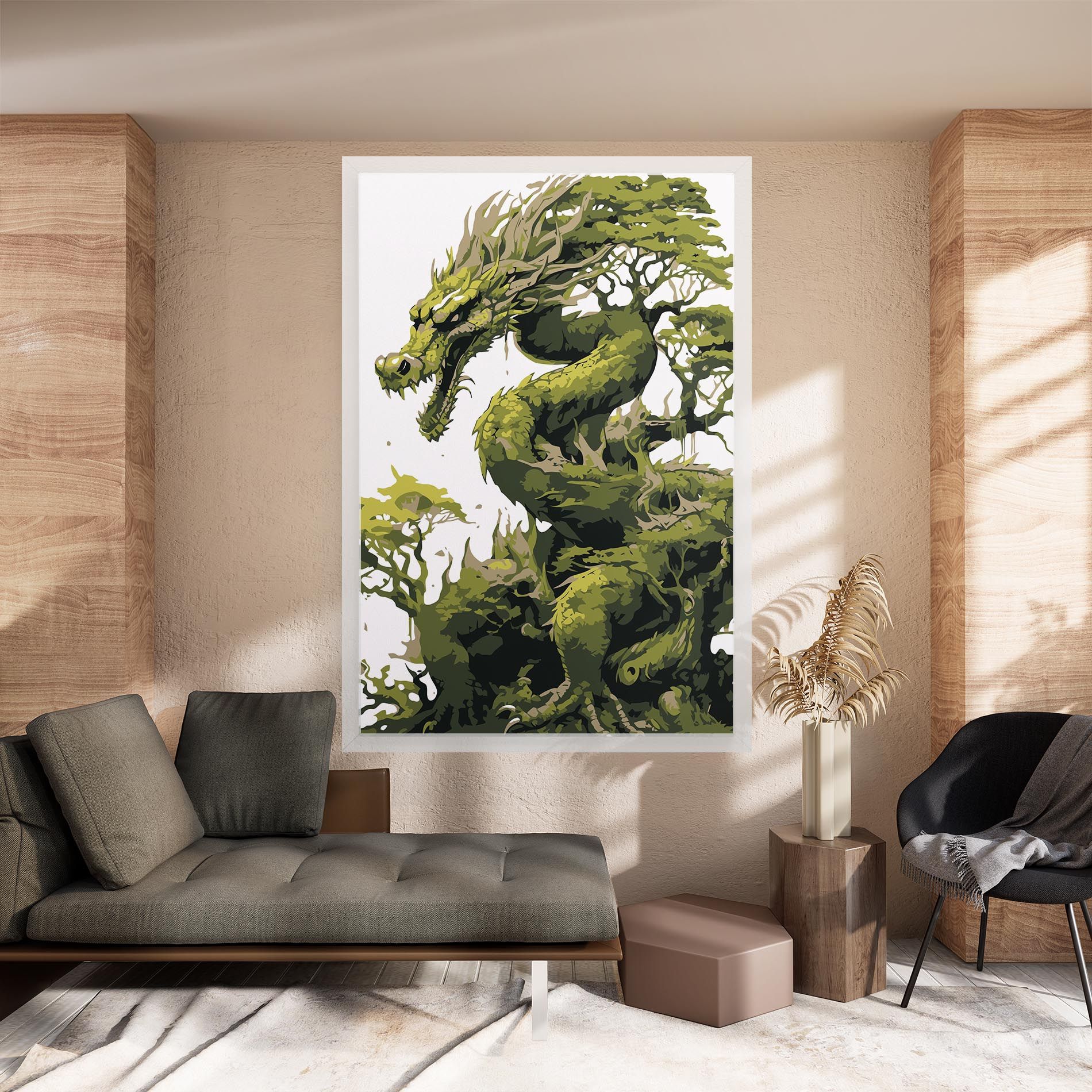 Green Nature Dragon mockup 8