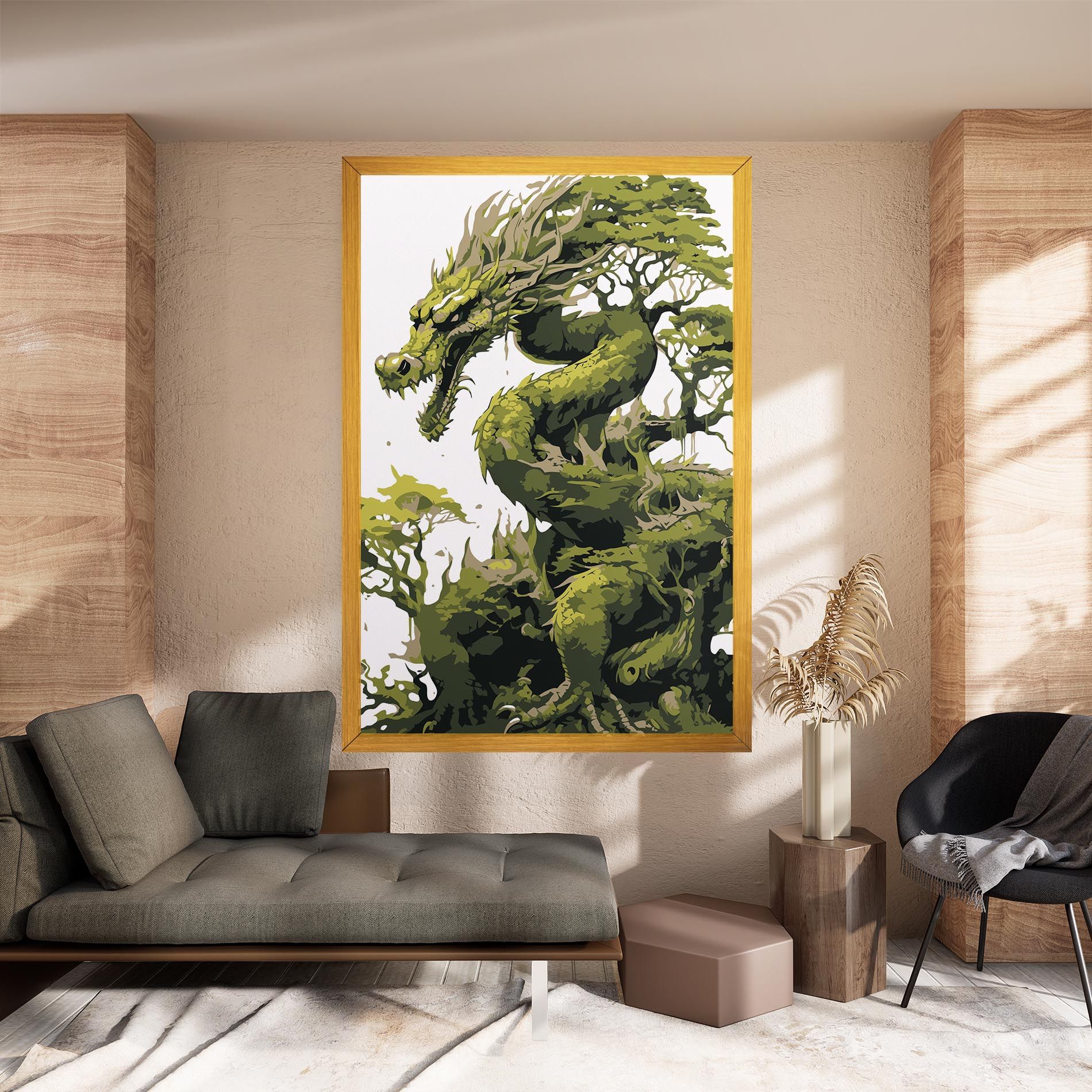 Green Nature Dragon mockup 8