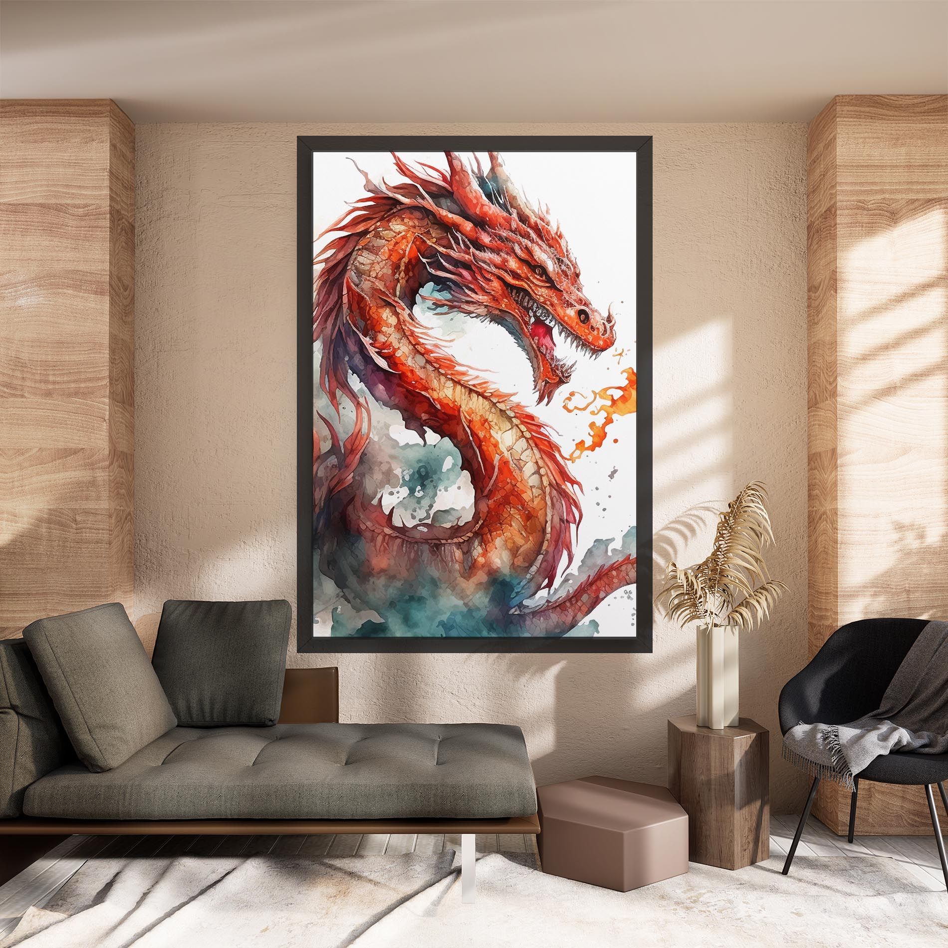 Fire Dragon mockup 8