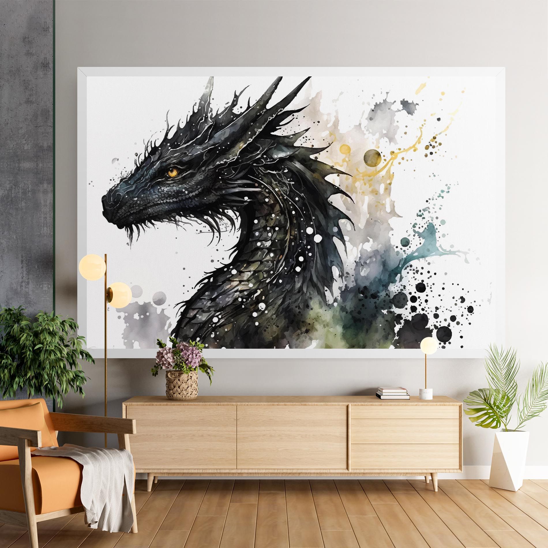 Black Dragon Art mockup 9