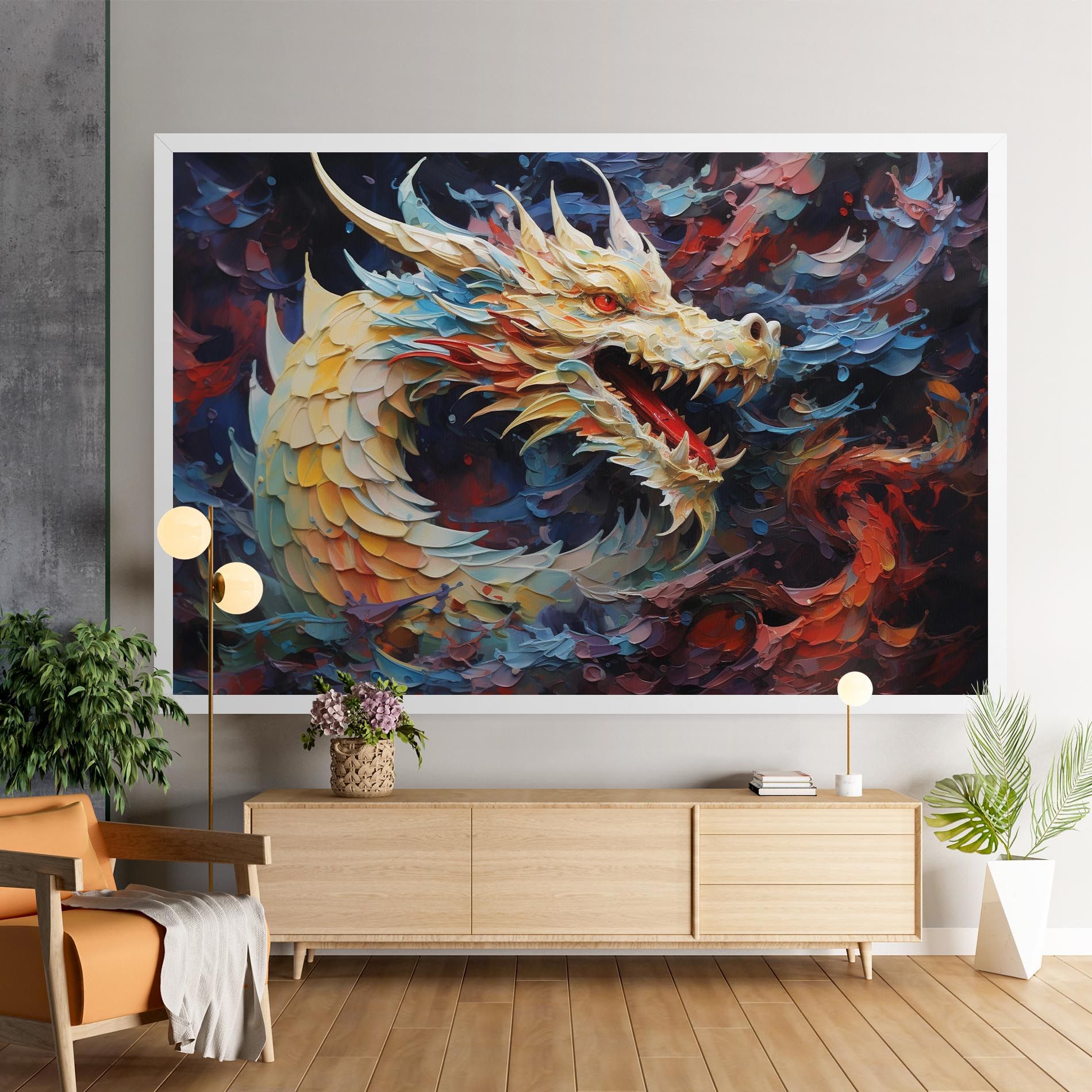 Fantasy Dragon Art mockup 9