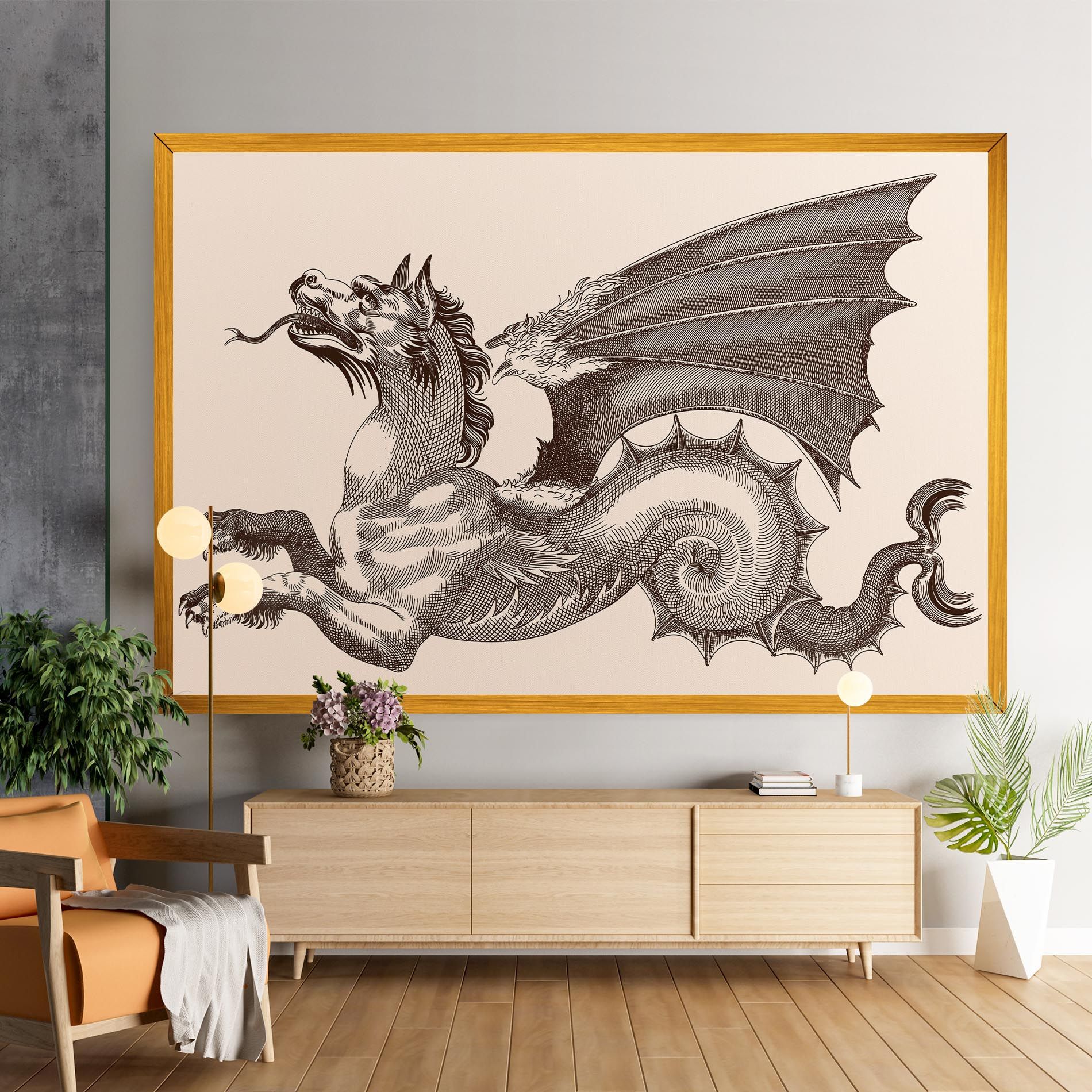 Brown Dragon mockup 9