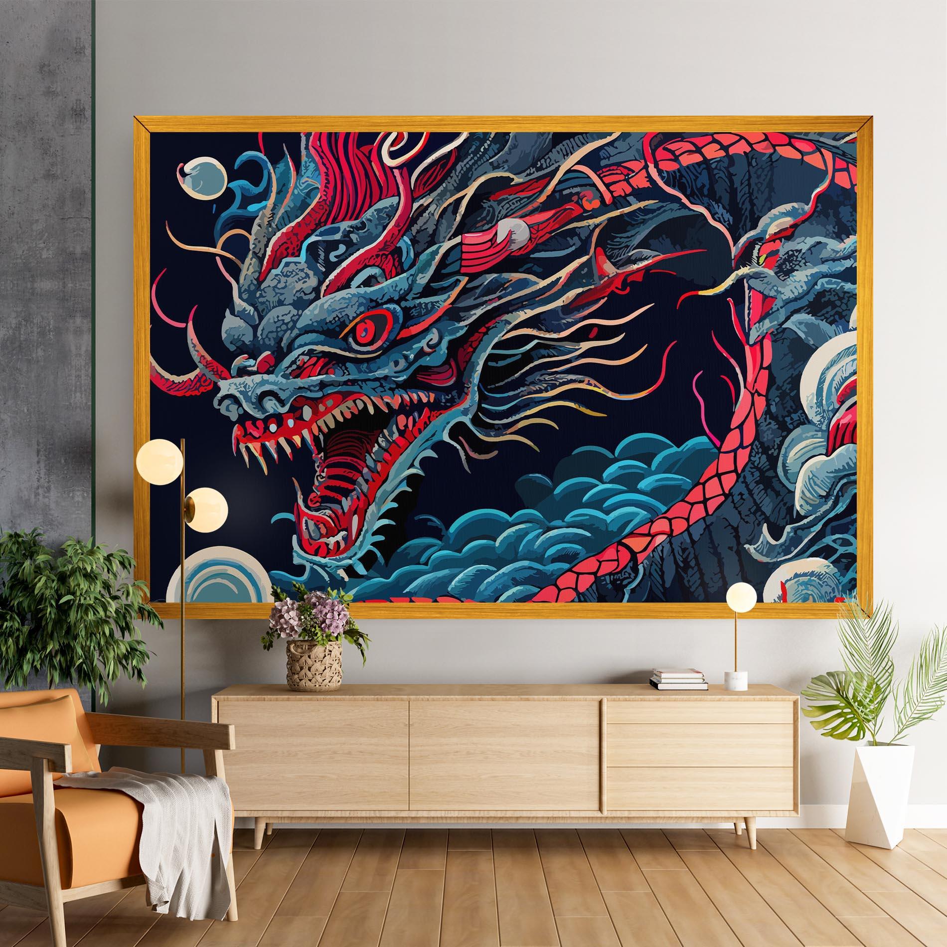 Leinwandbild Cloud Dragon mockup 9