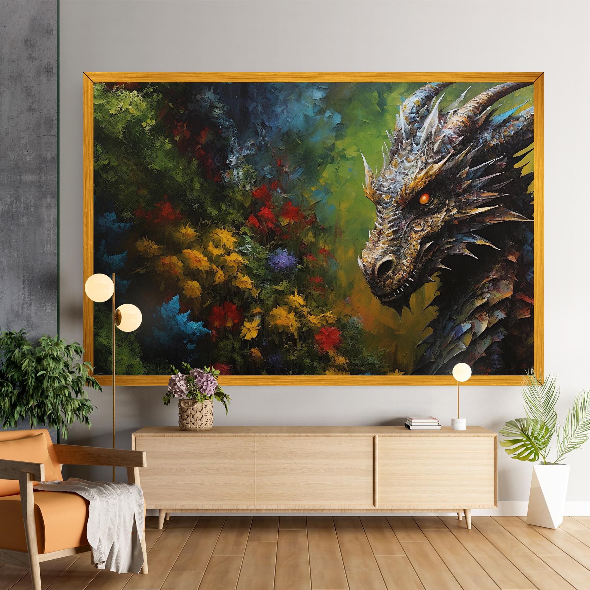 Dragon In Nature mockup 9