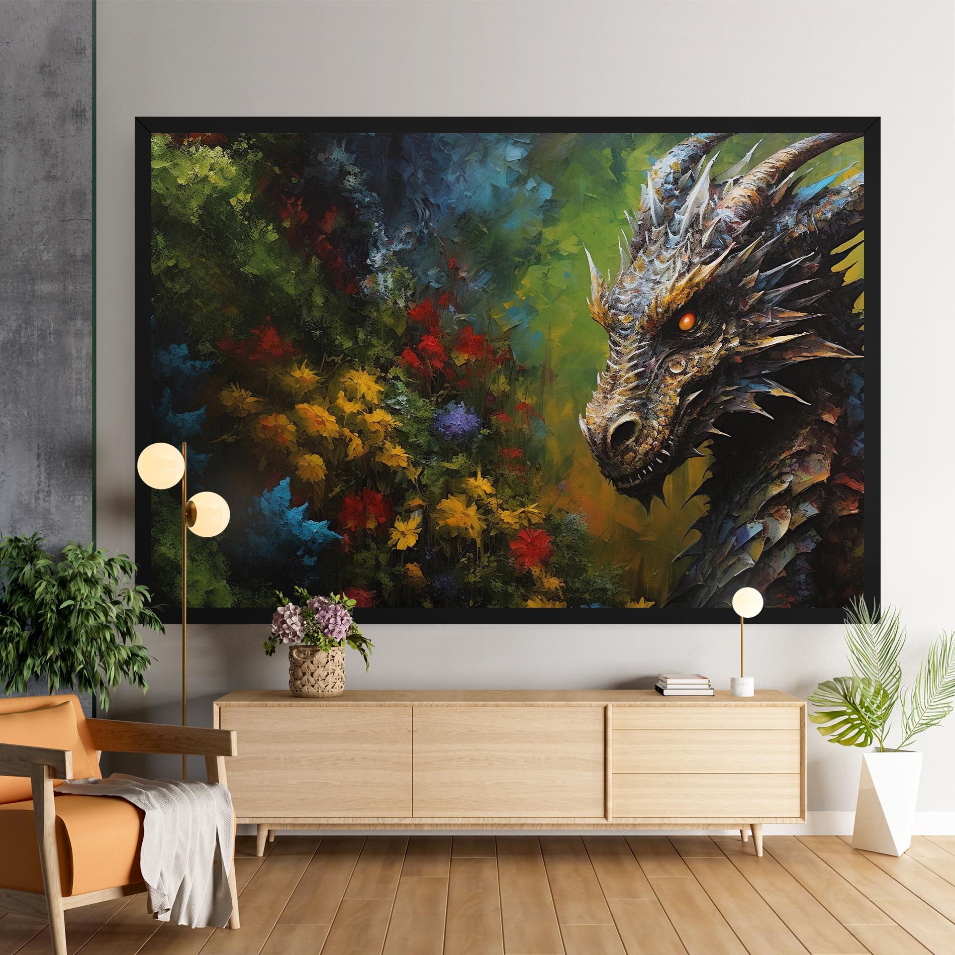 Dragon In Nature mockup 9