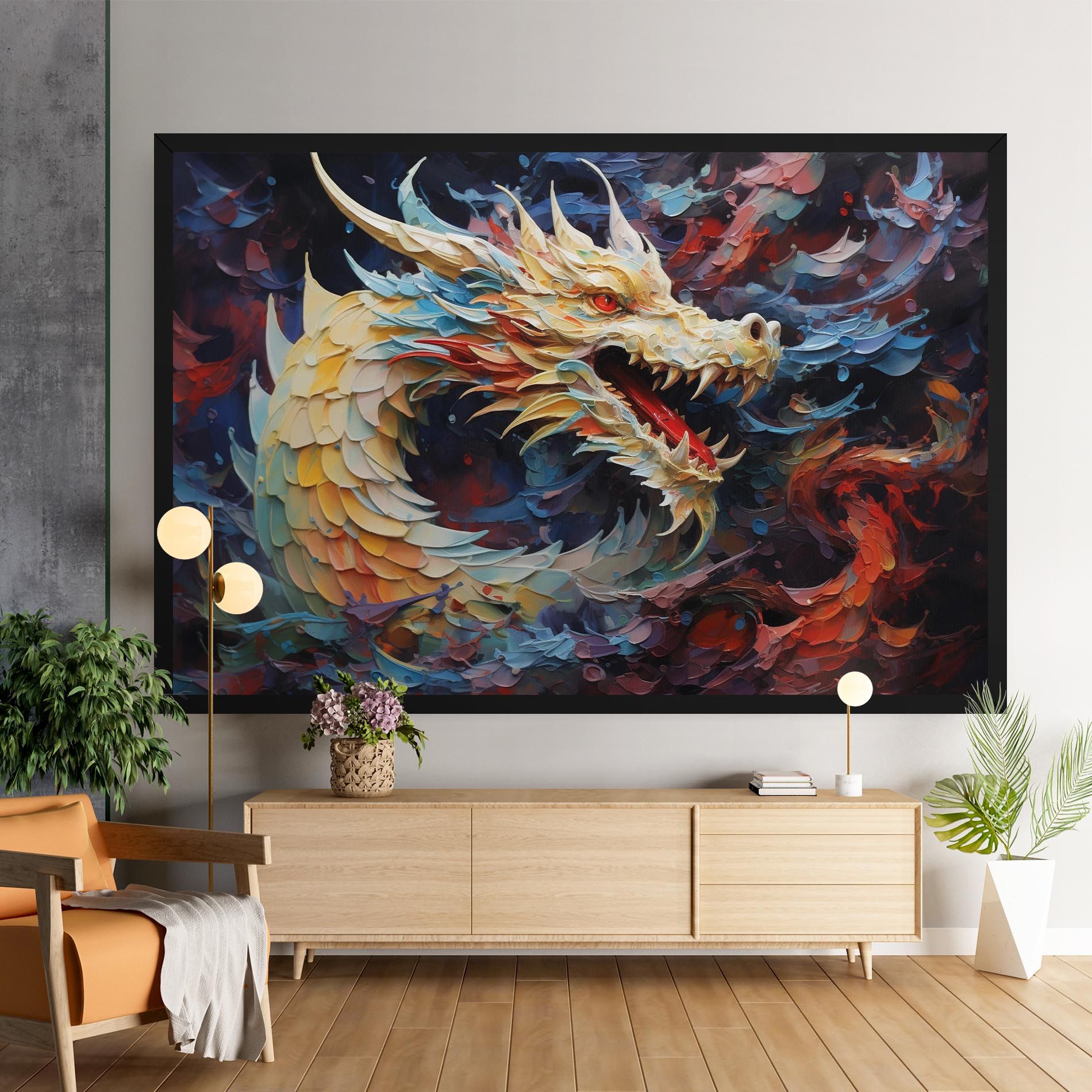 Fantasy Dragon Art mockup 9