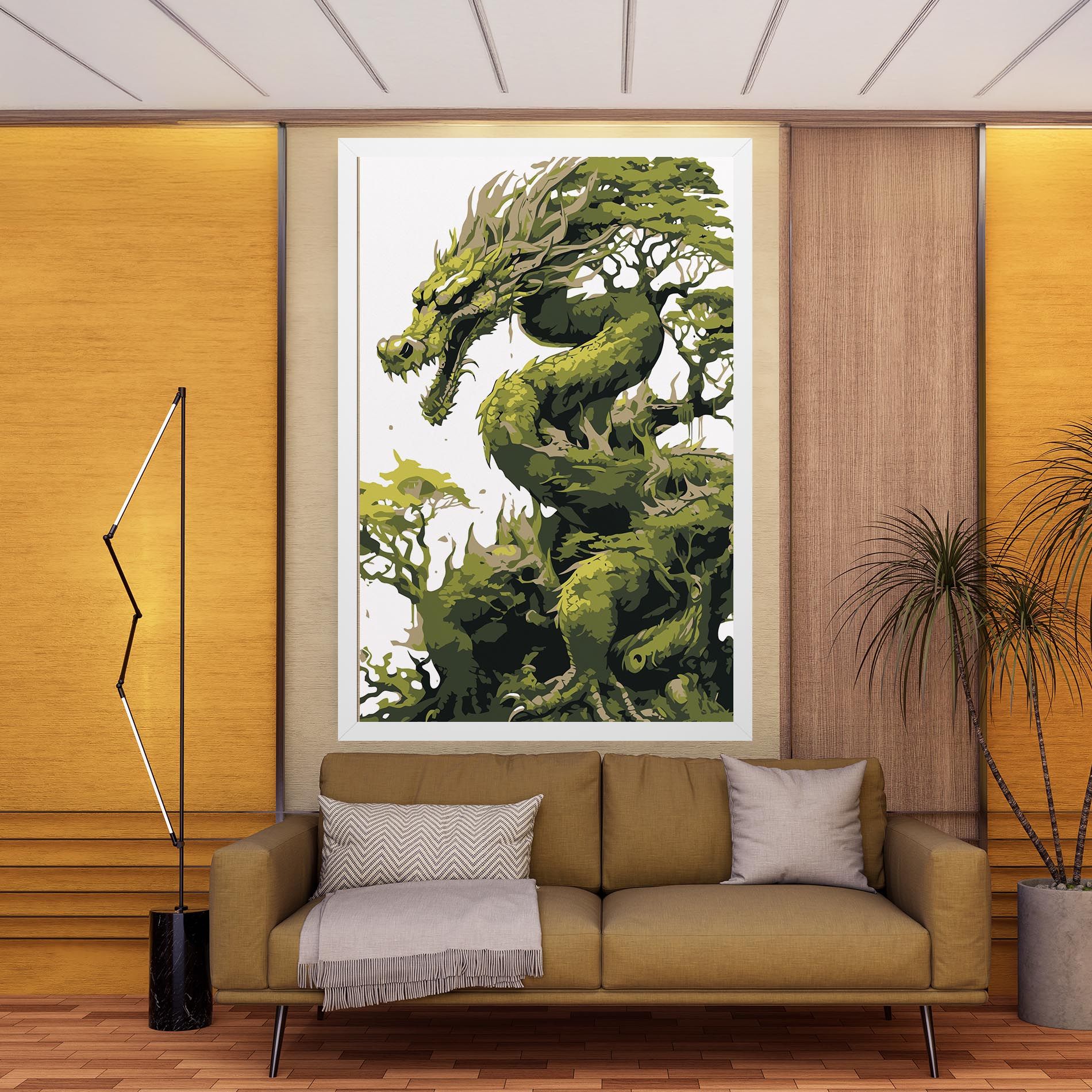 Green Nature Dragon mockup 9