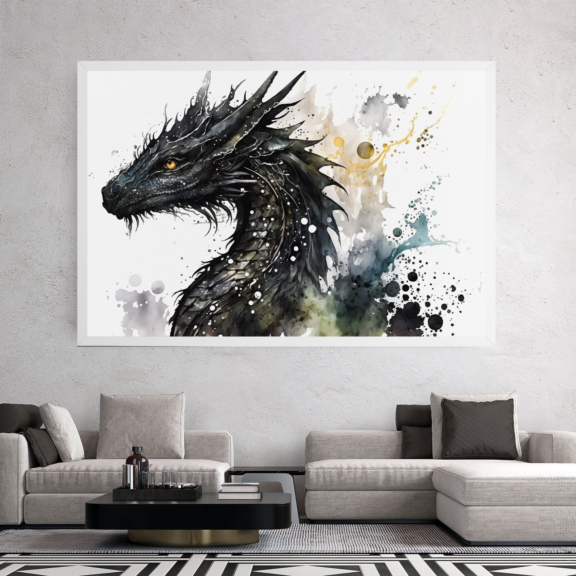 Black Dragon Art mockup 2