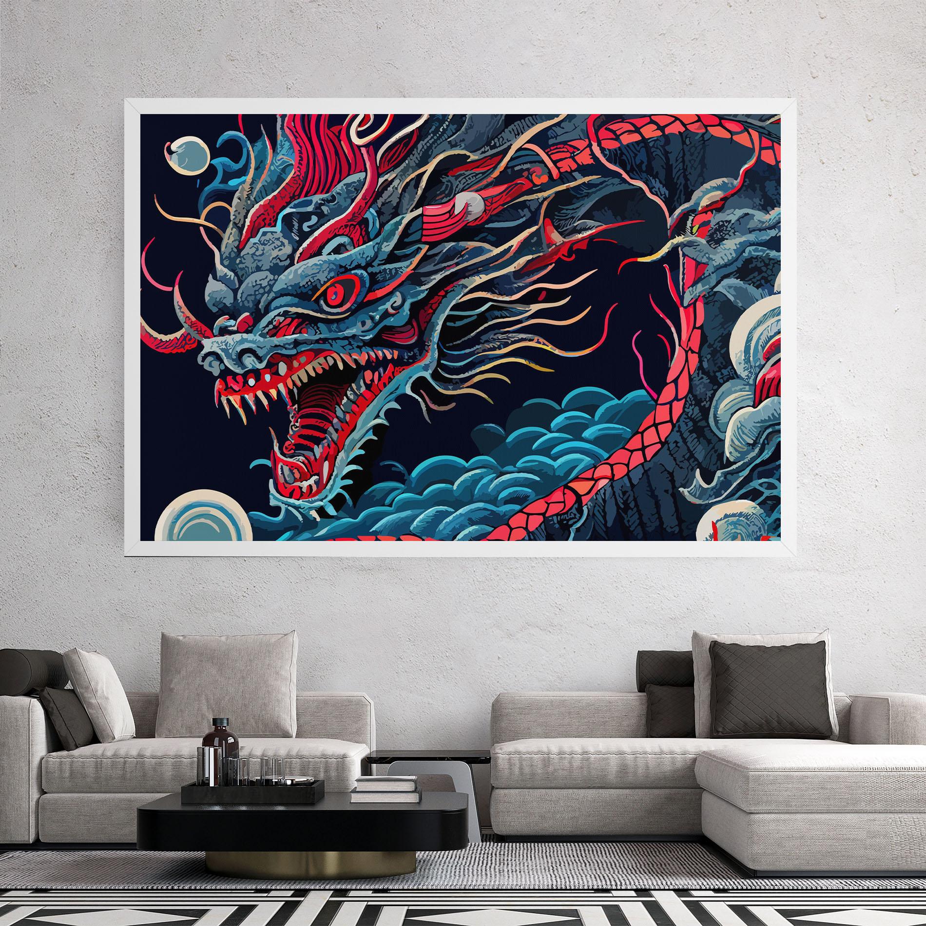 Leinwandbild Cloud Dragon mockup 2