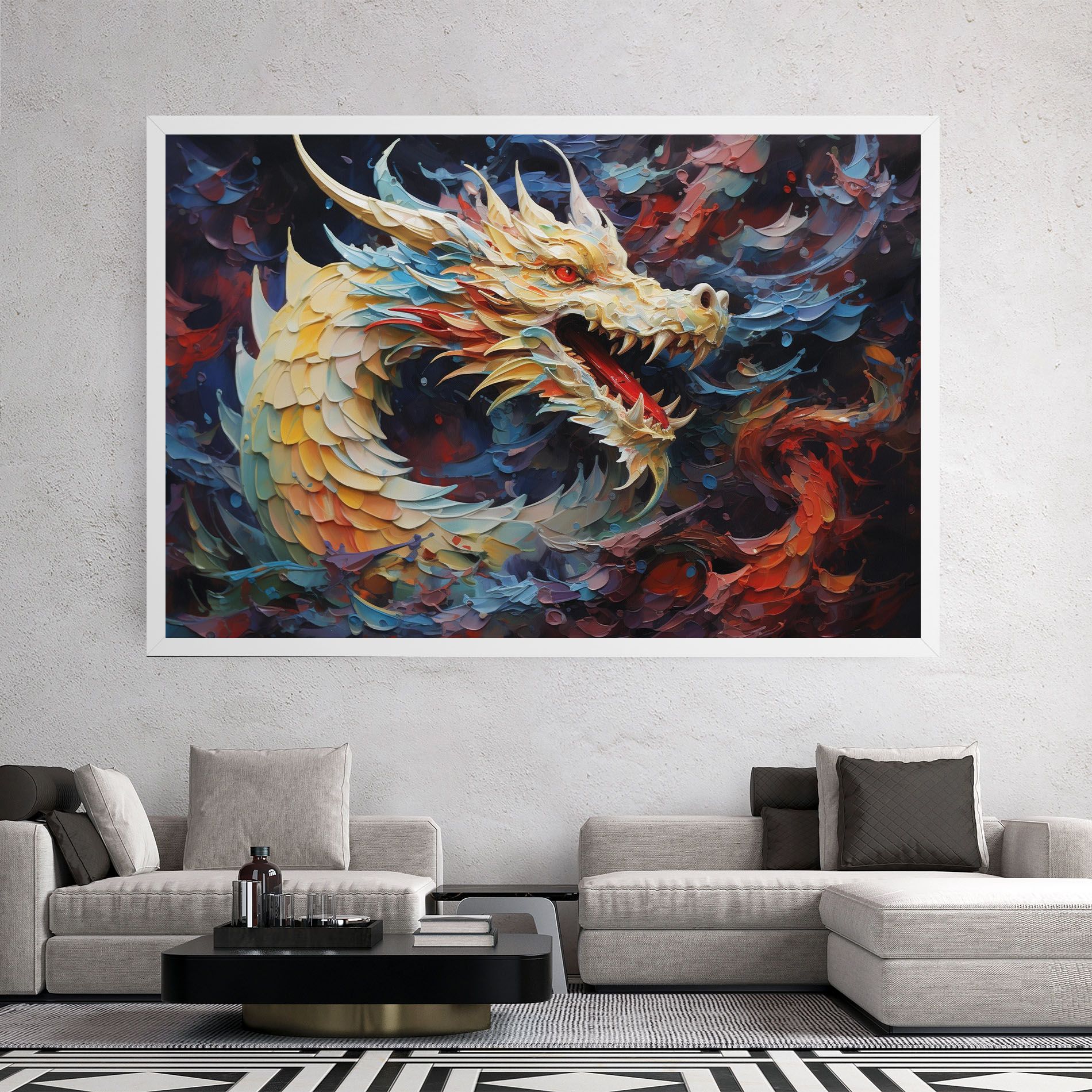Fantasy Dragon Art mockup 2
