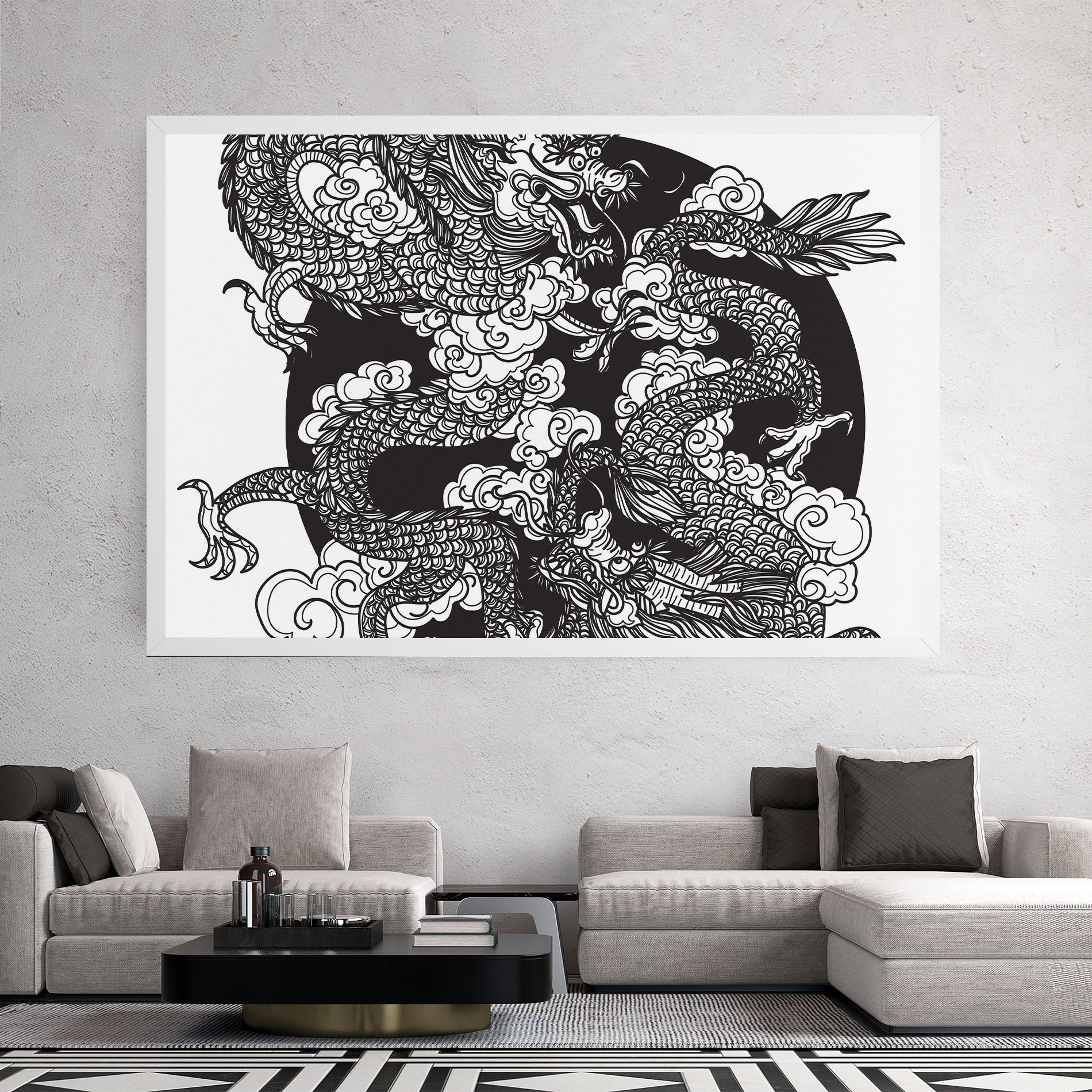 Grey Moon Dragon mockup 2