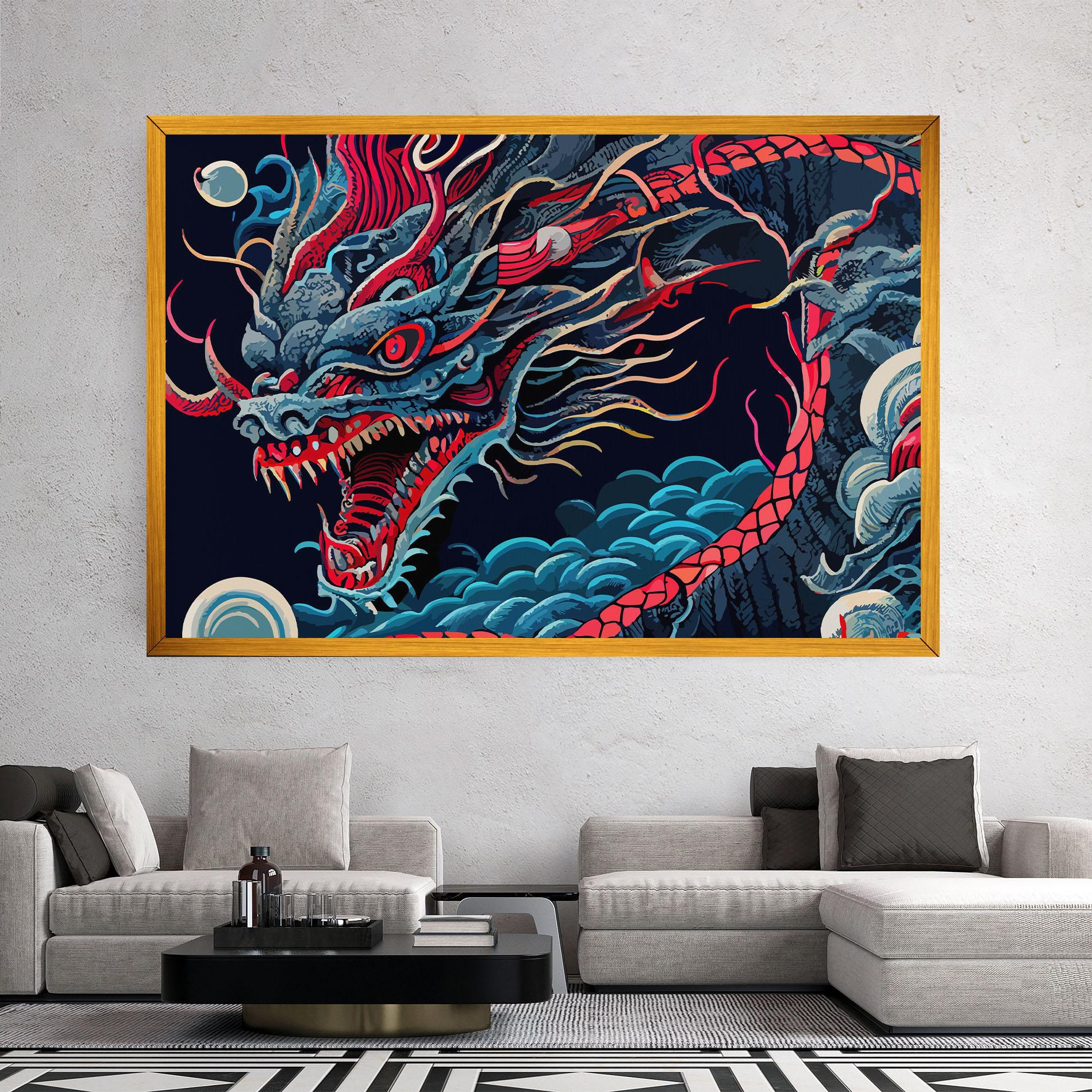Leinwandbild Cloud Dragon mockup 2
