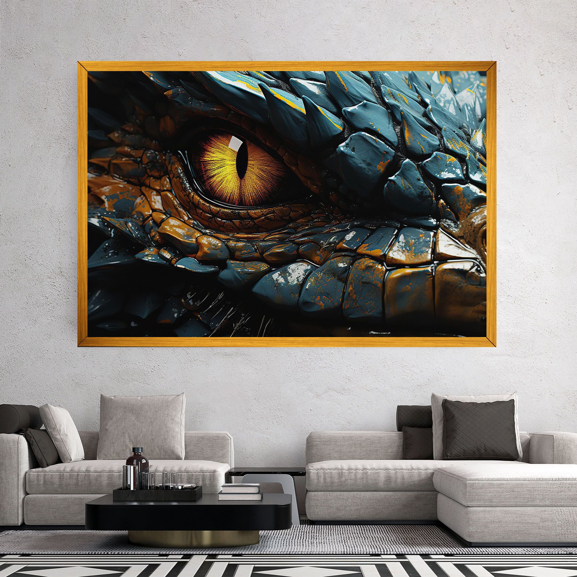 Yellow Dragon Eye mockup 2