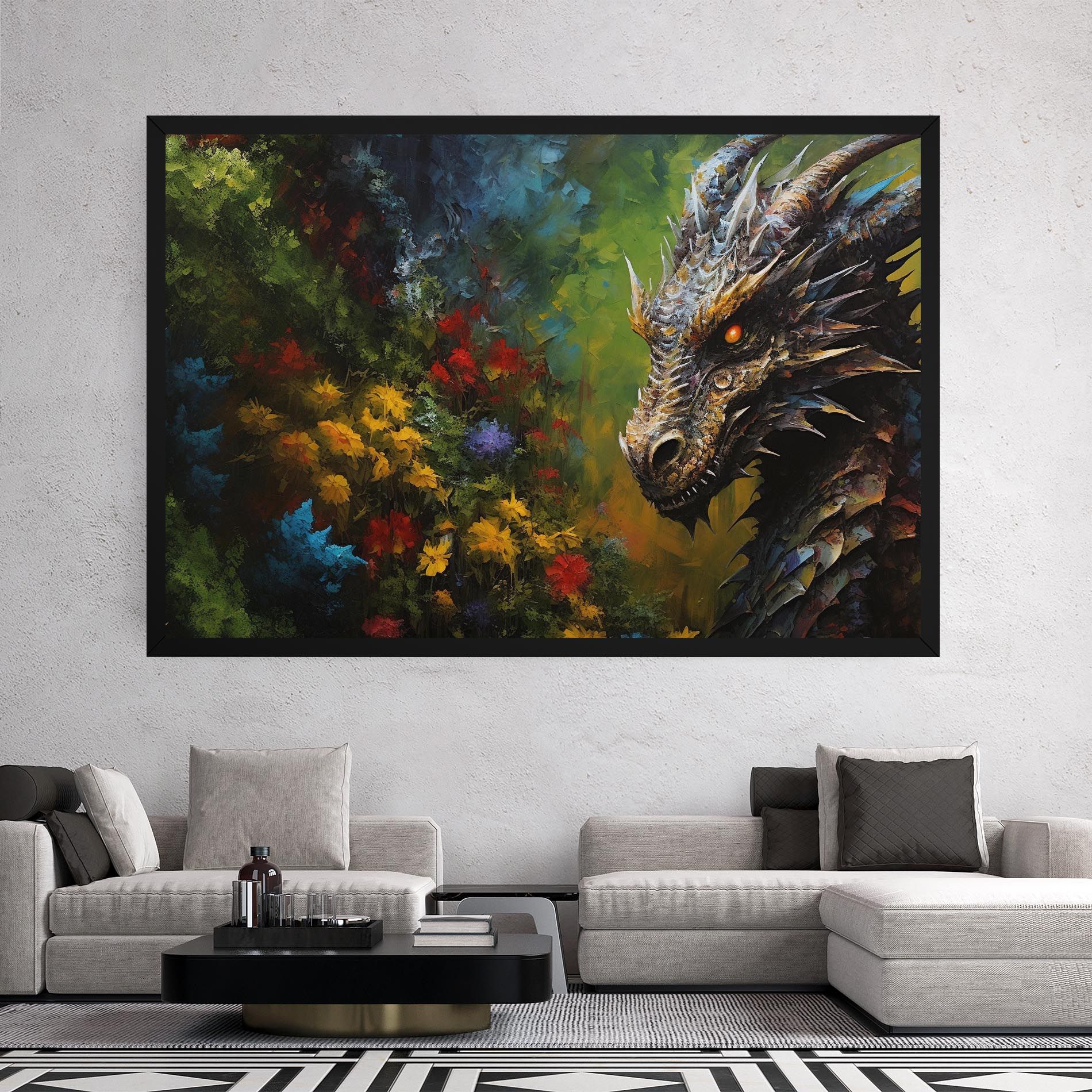 Dragon In Nature mockup 2