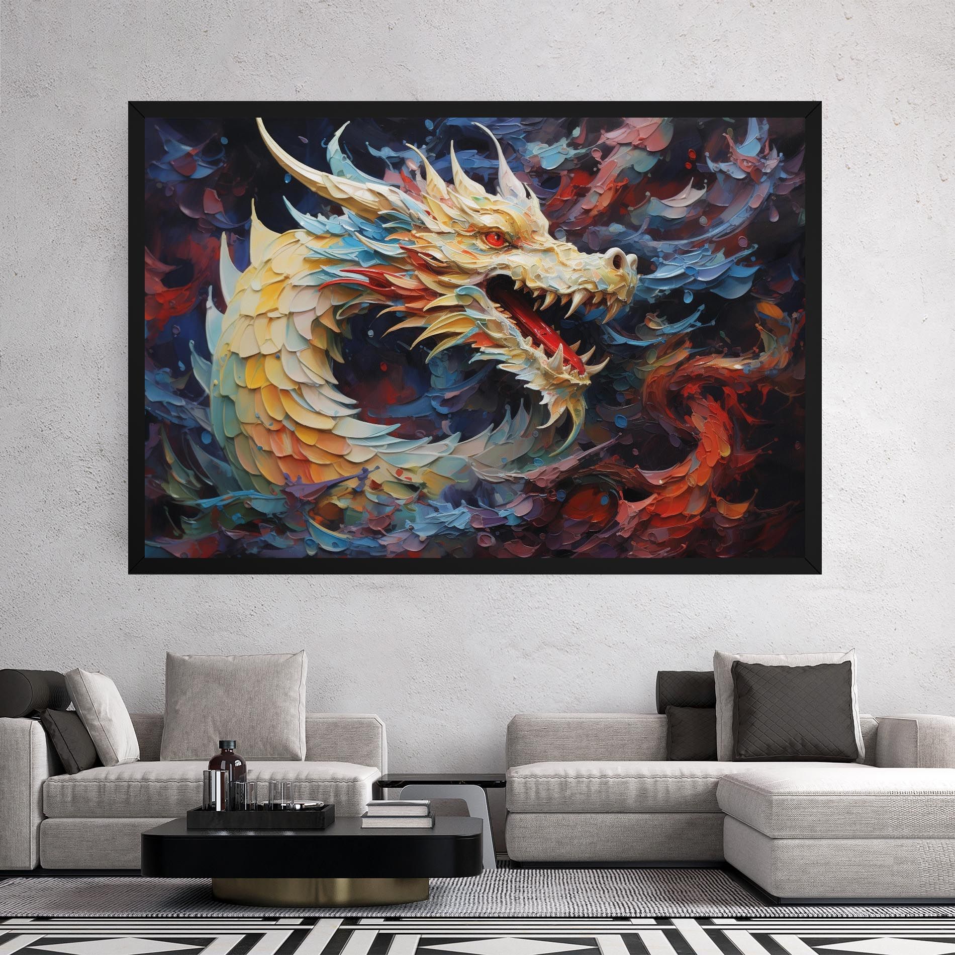 Fantasy Dragon Art mockup 2