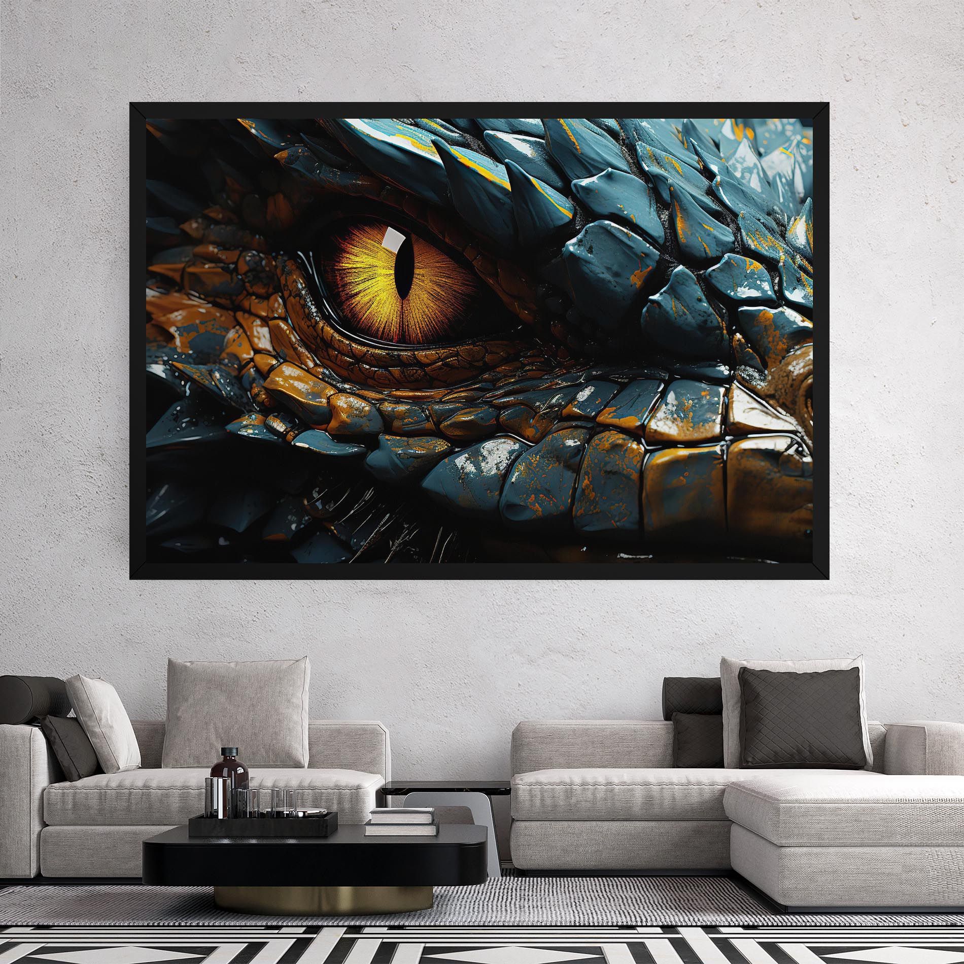 Yellow Dragon Eye mockup 2