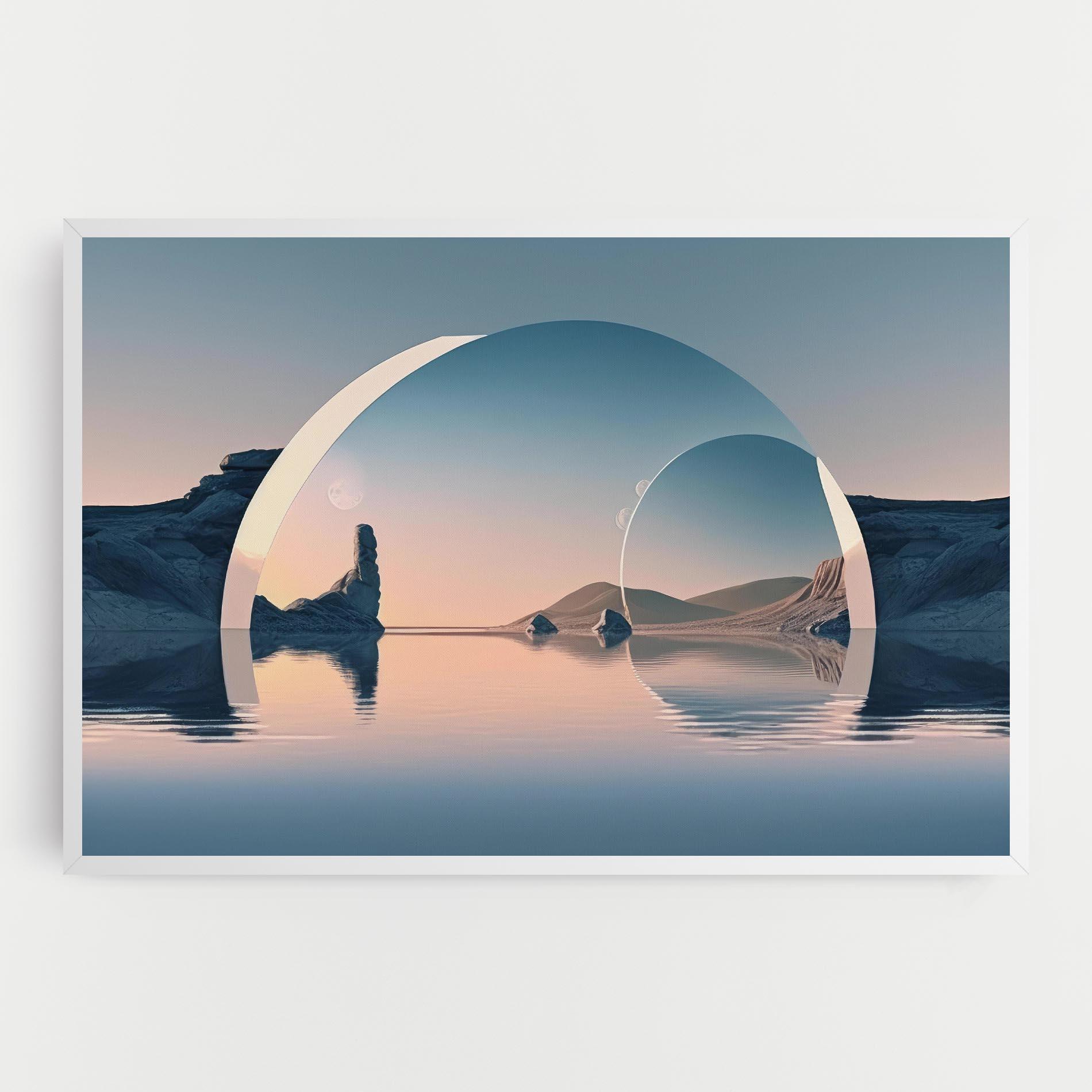 Leinwandbild 3d Fantastic Elements mockup 0