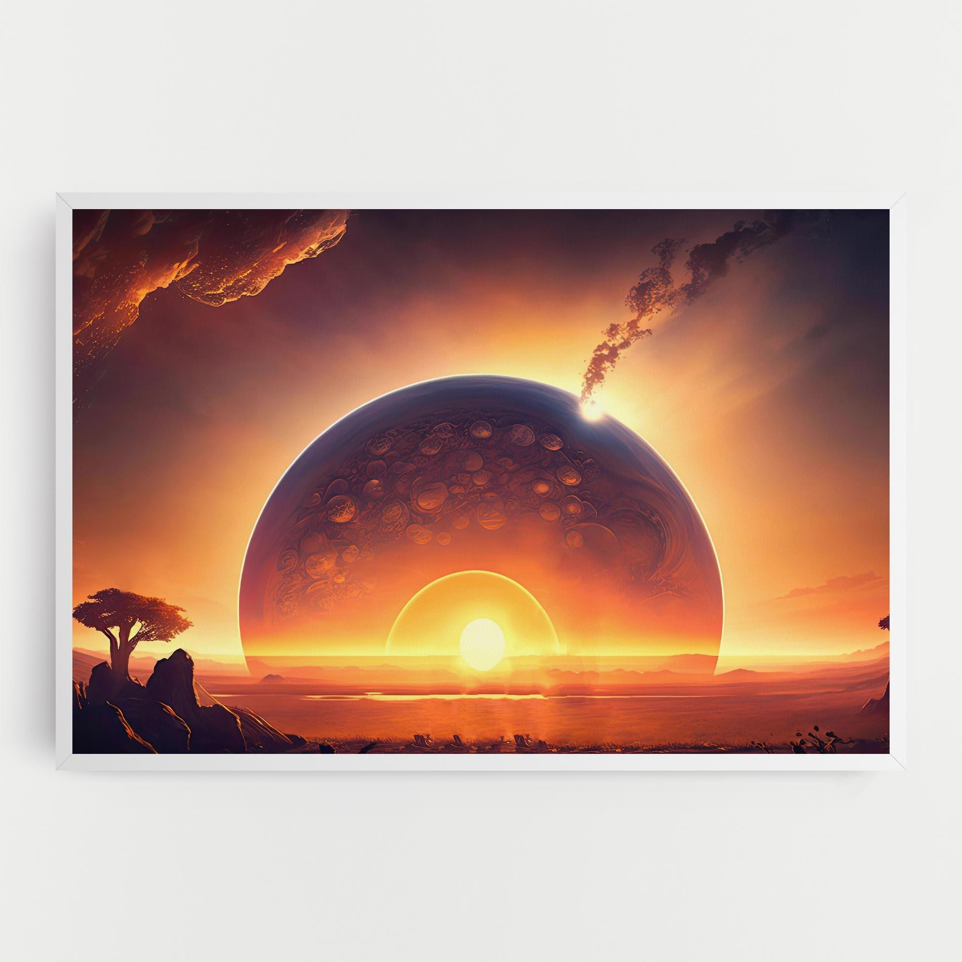 Leinwandbild Abstract Fantasy Science mockup 0