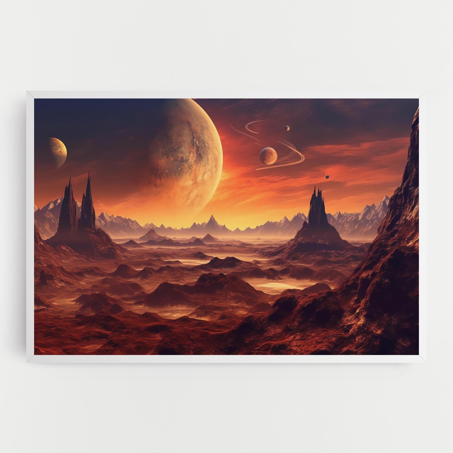 Fiery Orange Sunset mockup 0