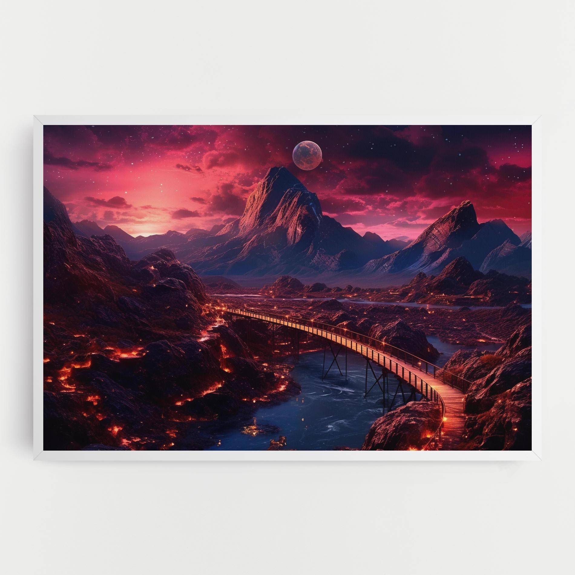 Leinwandbild Interstellar Journey mockup 0