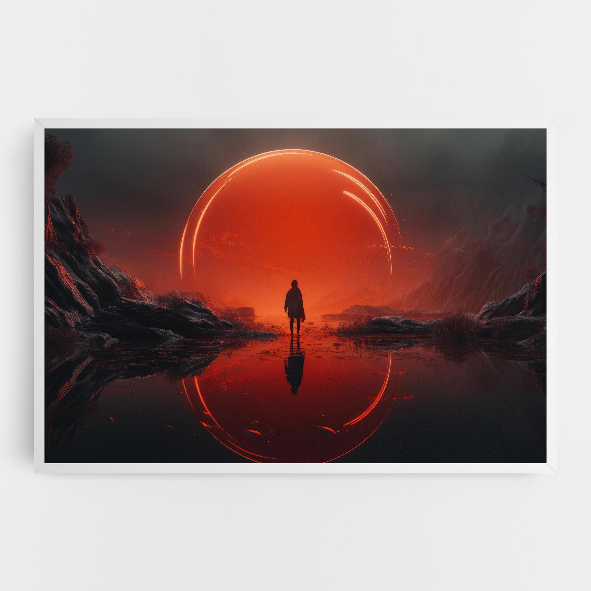 Leinwandbild Man Orange Orb mockup 0