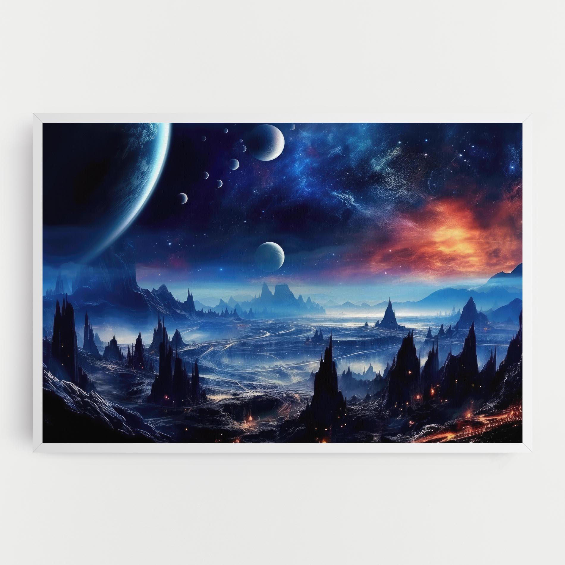 Leinwandbild Planets And Stars mockup 0