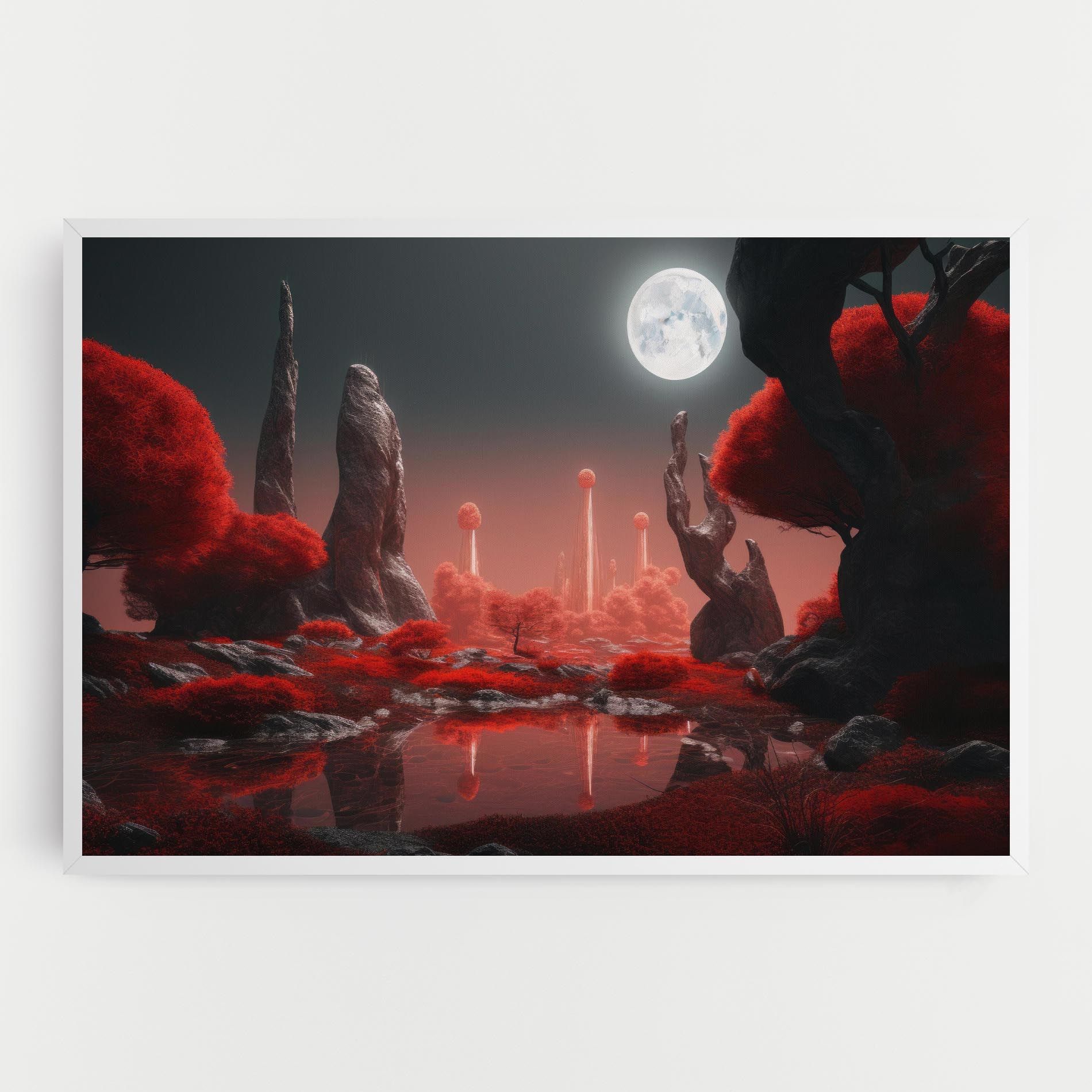 Red Alien Trees mockup 0