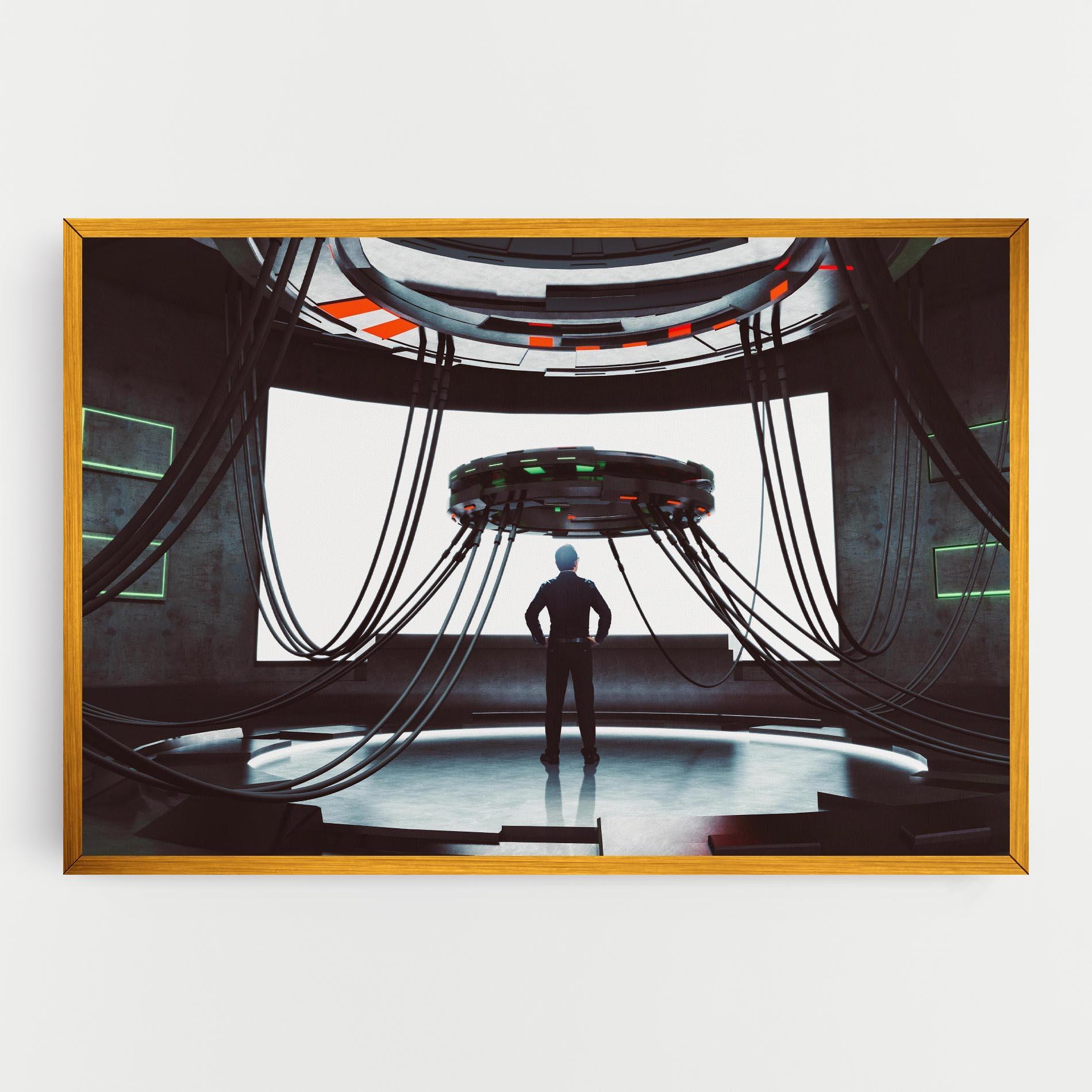 Leinwandbild Cyber Chronicle mockup 0