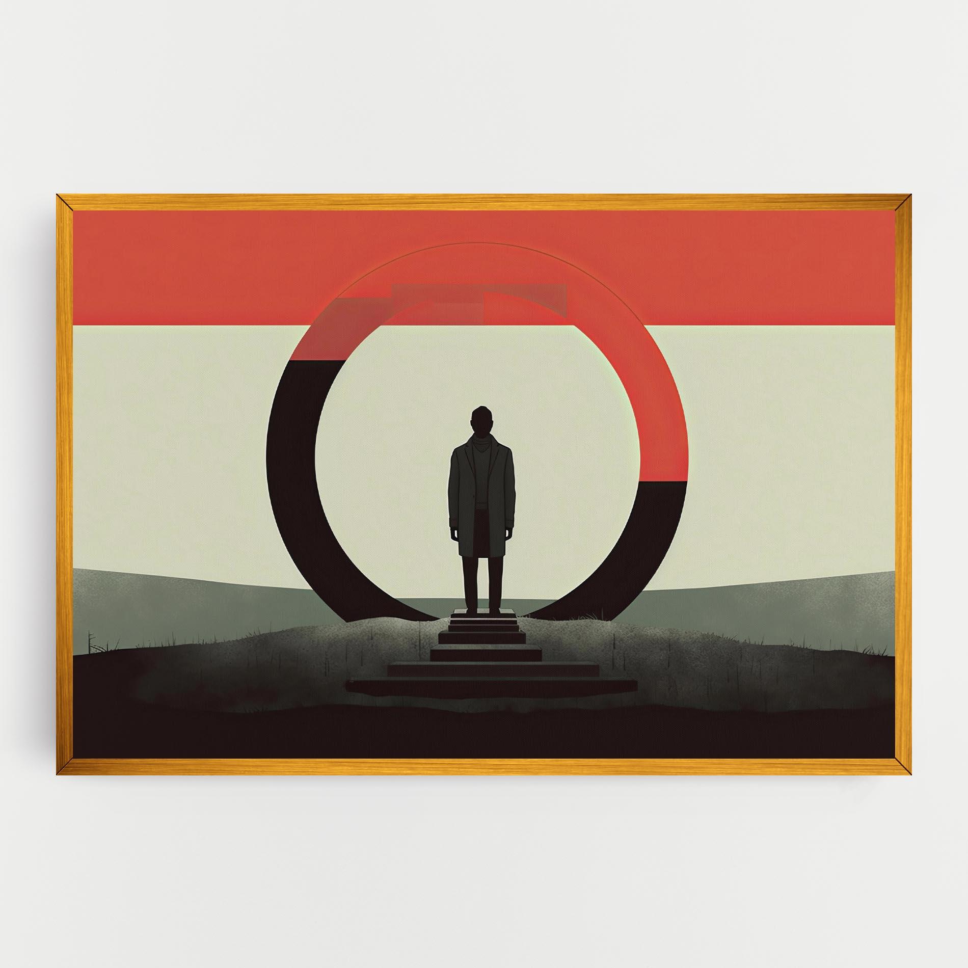 Leinwandbild Portal Art mockup 0